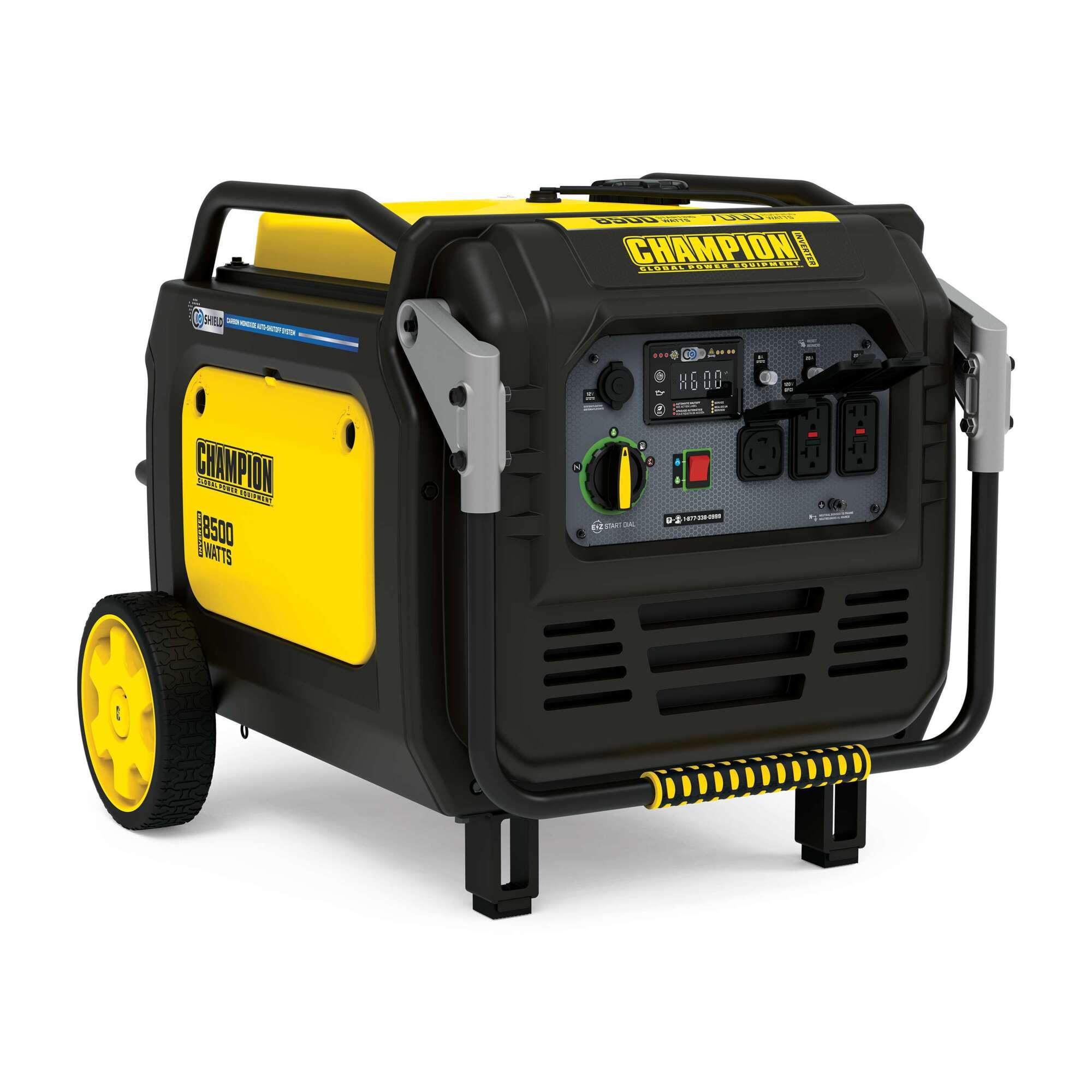 Champion Power Equipment 8500-Watt Portable Inverter Generator — Electric Start, Quiet Technology, CO Shield, Model# 201509