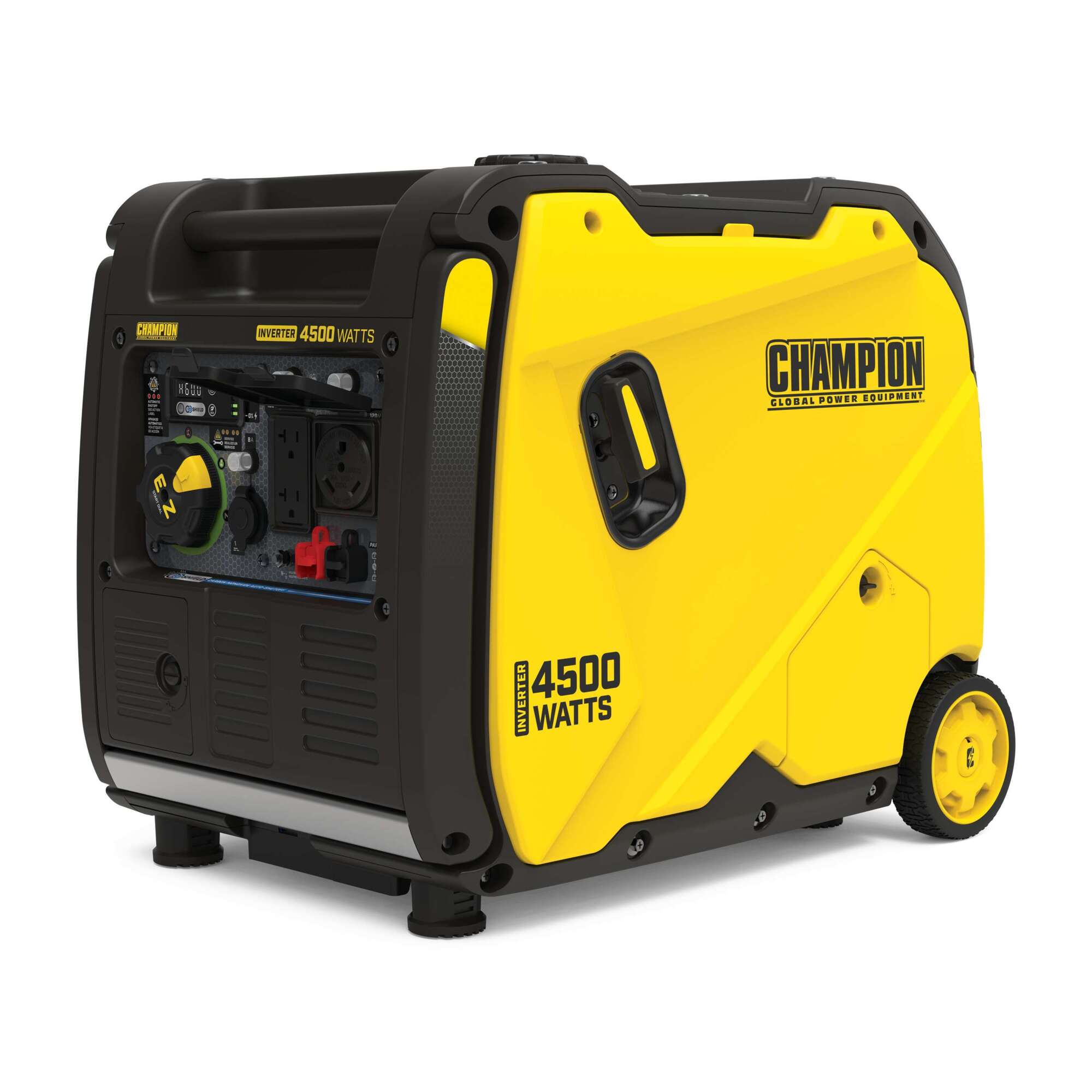 Champion Power Equipment Portable Inverter Generator — 4500 Watts, RV Ready, Quiet Technology, CO Shield, Model# 201318