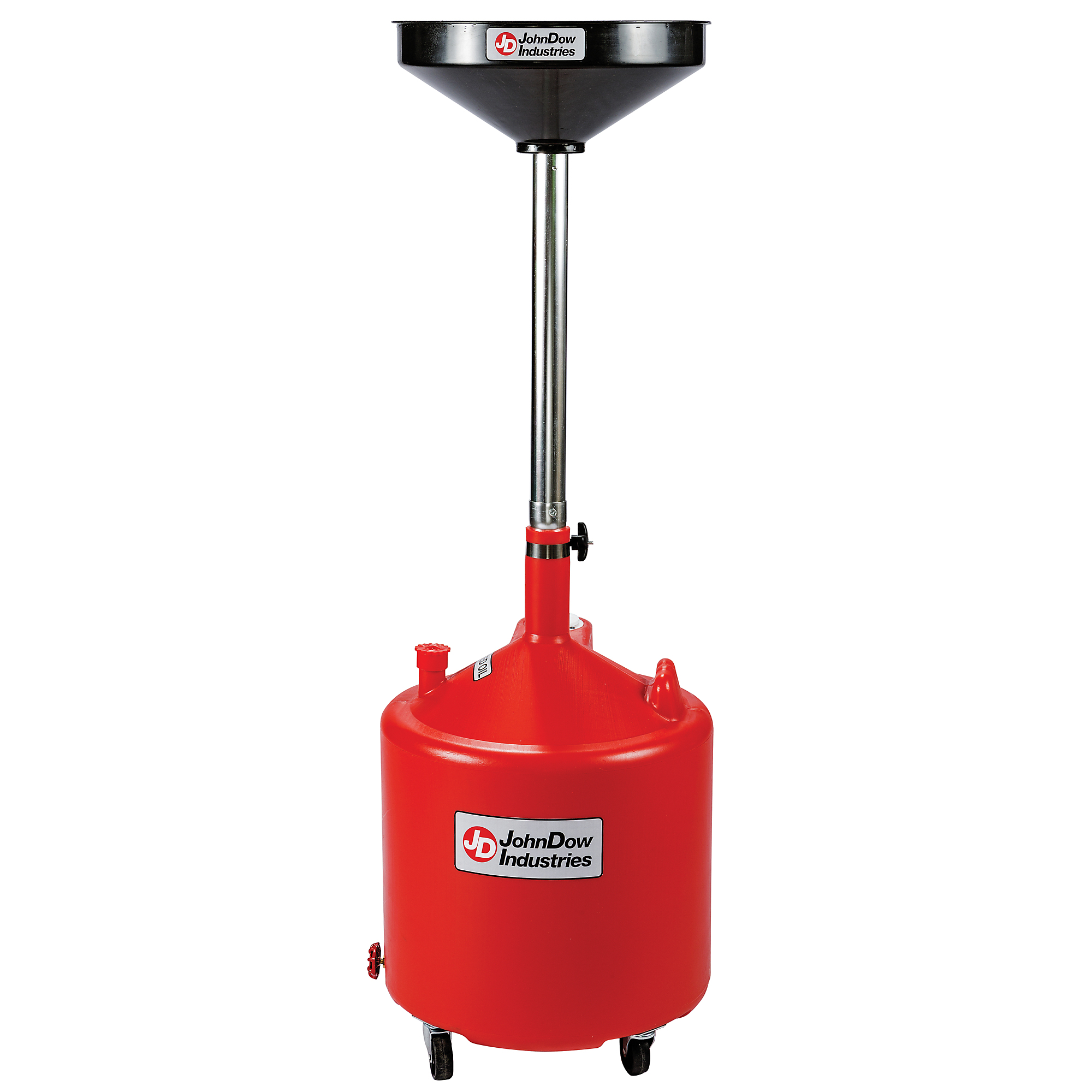 JohnDow Industries Oil Drain, 18-Gal., Economy Portable Polyethylene, Model# JDI-18DCP