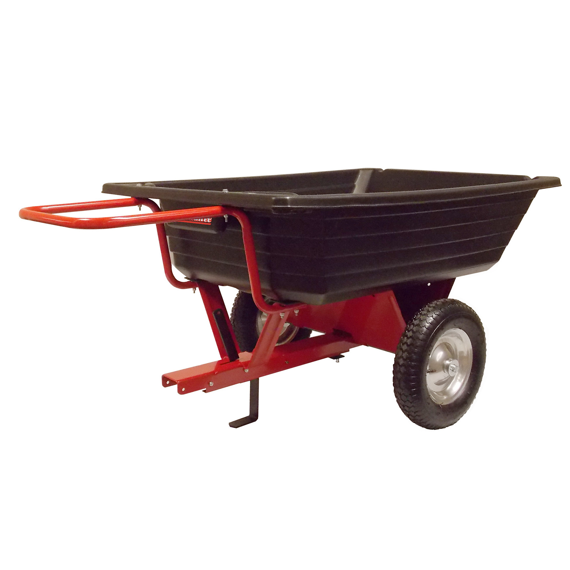 Milwaukee Push/Pull Poly Dump Cart — 650-Lb. Capacity, Model# LCP1000PPM