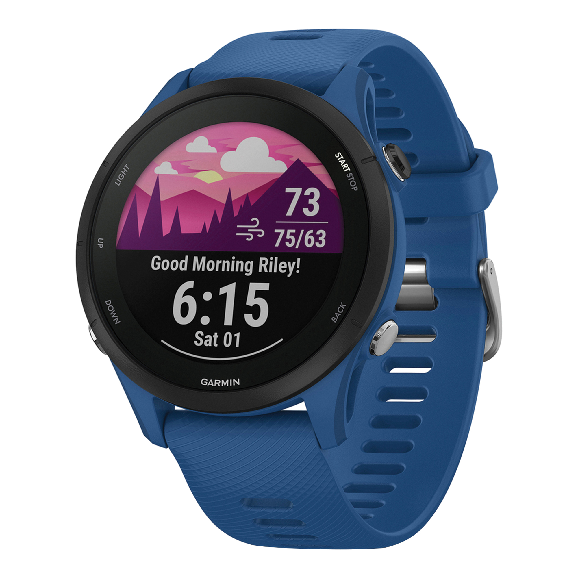 GARMIN - ☆こはさん☆GARMIN235J Garmin Forerunner 255 Running Smartwatch with Tidal Blue