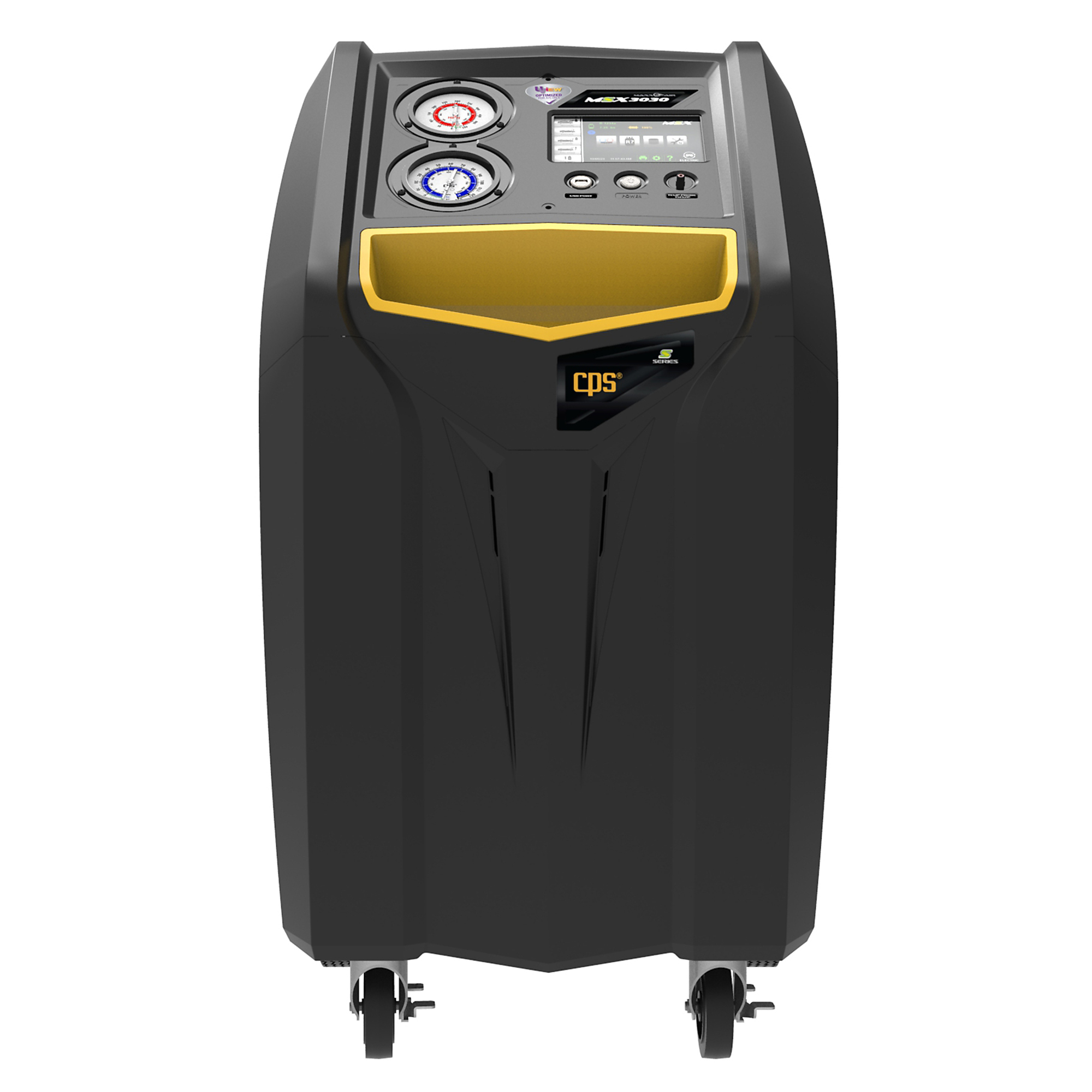 CPS Products Maxxair MSX3030 Refrigerant Recovery, Recycling, and Recharge Management Center — 7in. Touch-Screen, Oilless Compressor, 30lb Tank, Model# MSX3030