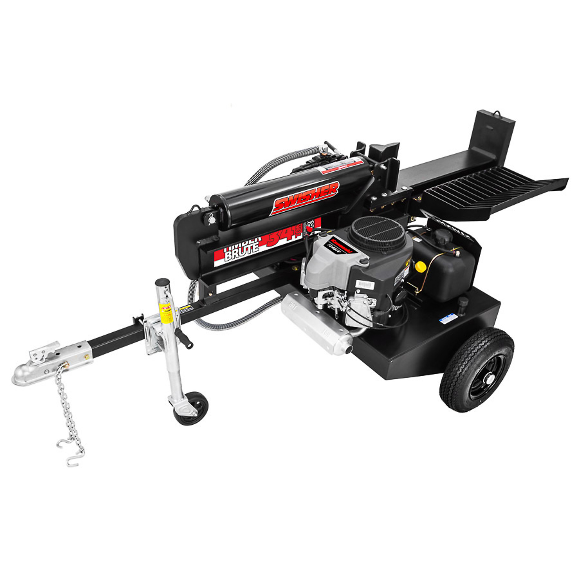 Swisher Log Splitter — 34 Ton, 14.5 HP, 603cc Kawasaki Engine, 22 GPM Pump, 25in. Log Opening, 15 Gallon Hydraulic Tank, Model# LSED14534