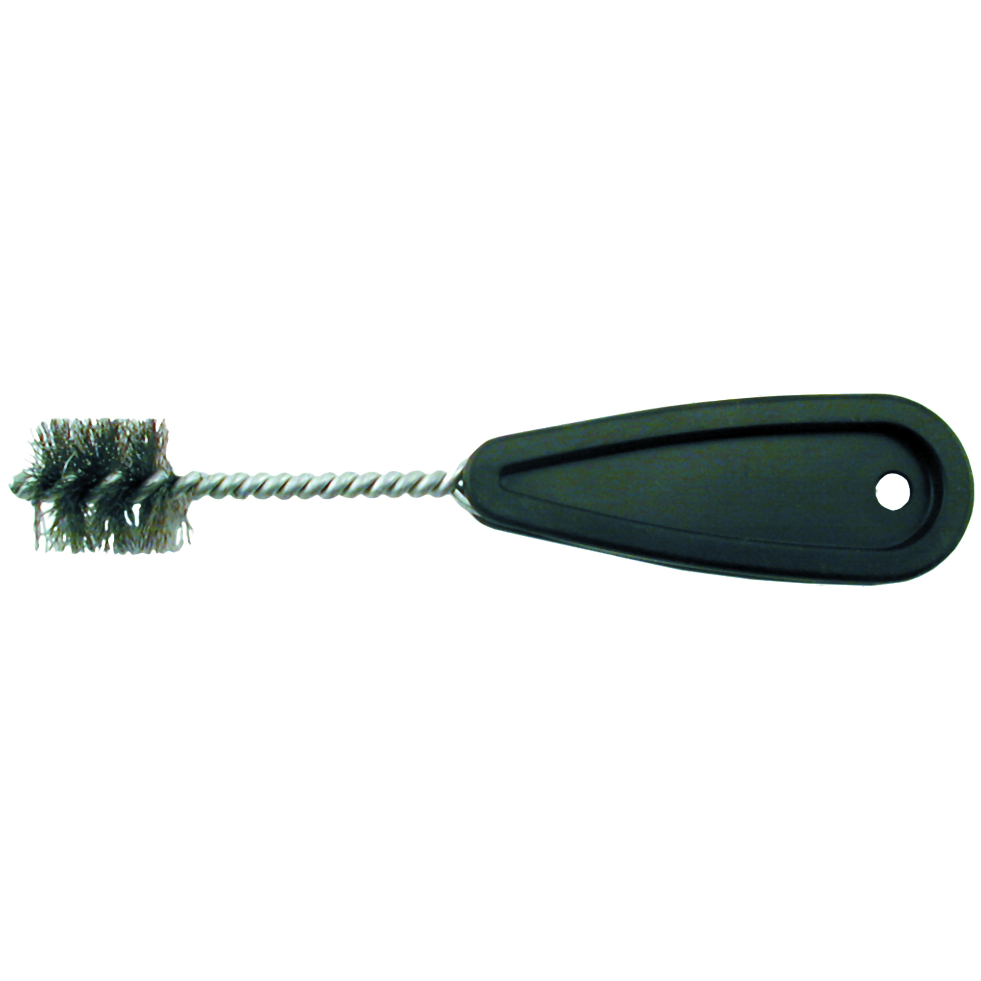 K-T Industries Plastic Handle Tube Brush — 3/4in., Carbon Steel Wire, Model# 5-2256