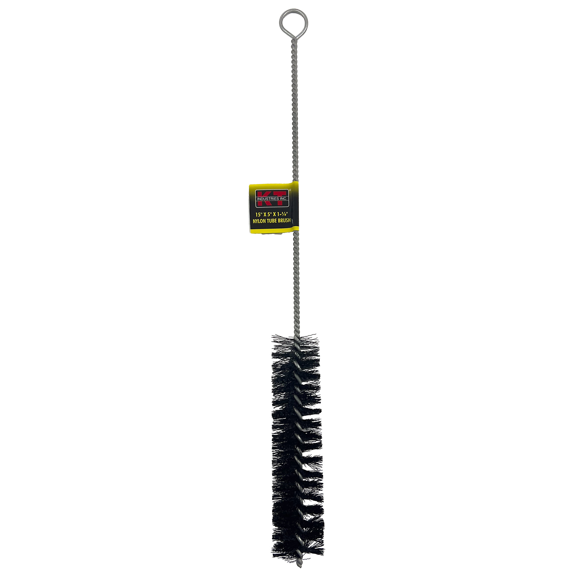 K-T Industries Nylon Tube Brush — 15.5in. Length, 1.25in. Diameter, Model# 5-2247