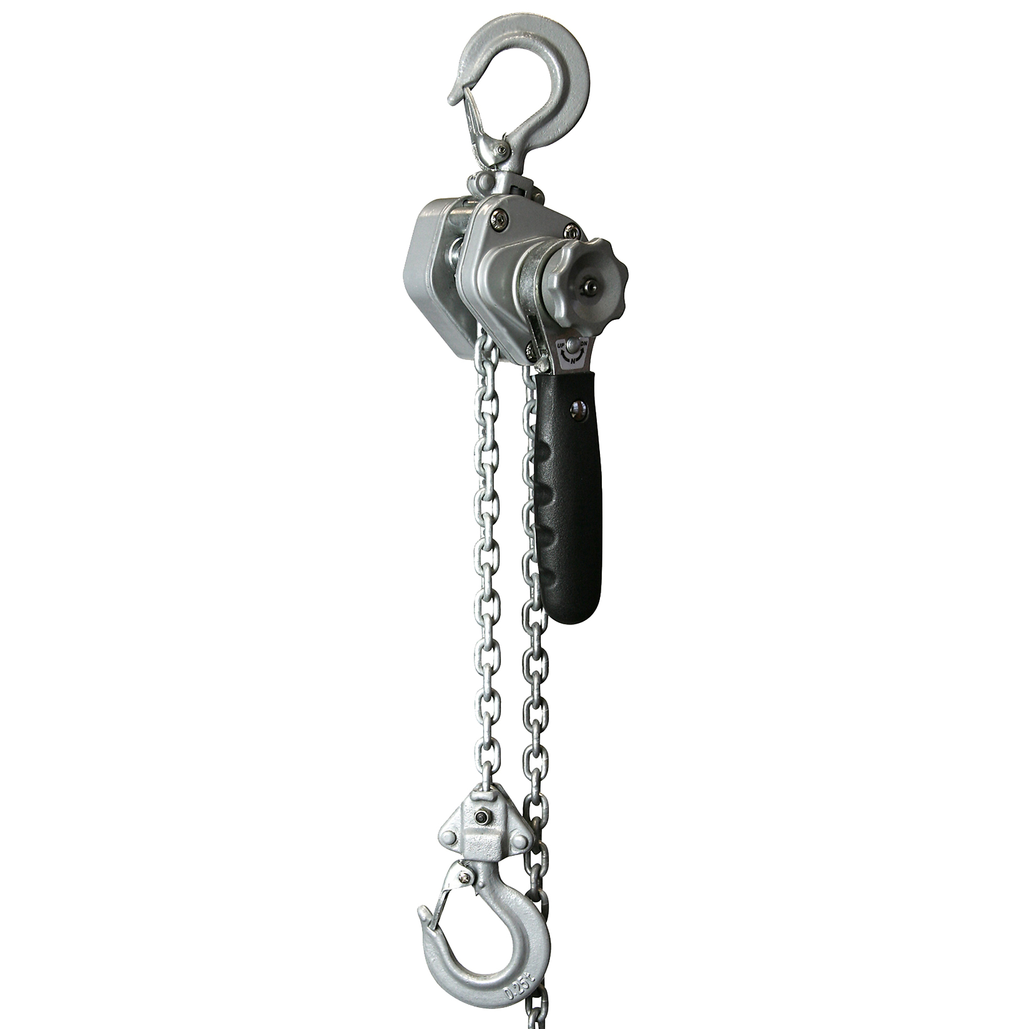OZ Lifting Products, Industrial Manual Lever Hoist, .25 Ton 20 ft lift, Model # OZIND025-20LH