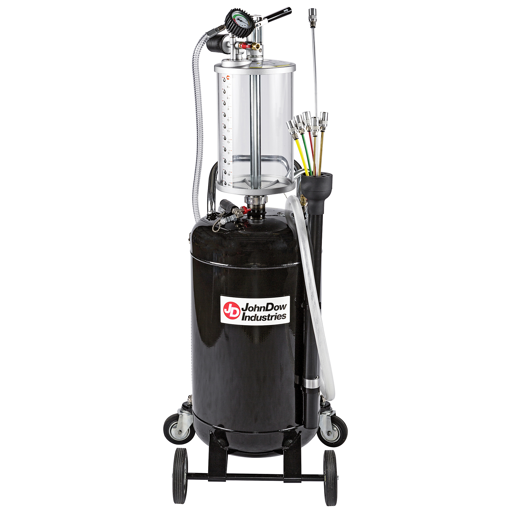 JohnDow Industries Fluid Evacuator — 20-Gallon, Transparent Bowl, Model# JDI-20EV-B