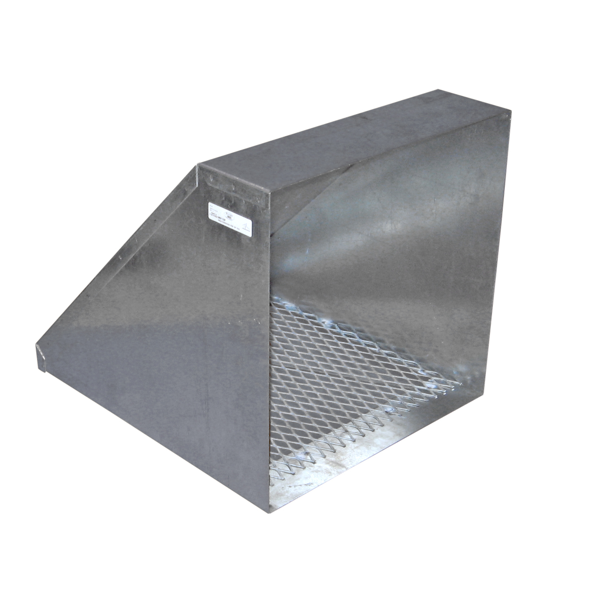 Canarm Intake and Exhaust Hood — Galvanized Steel, Bird Screen Included, Model# EH20