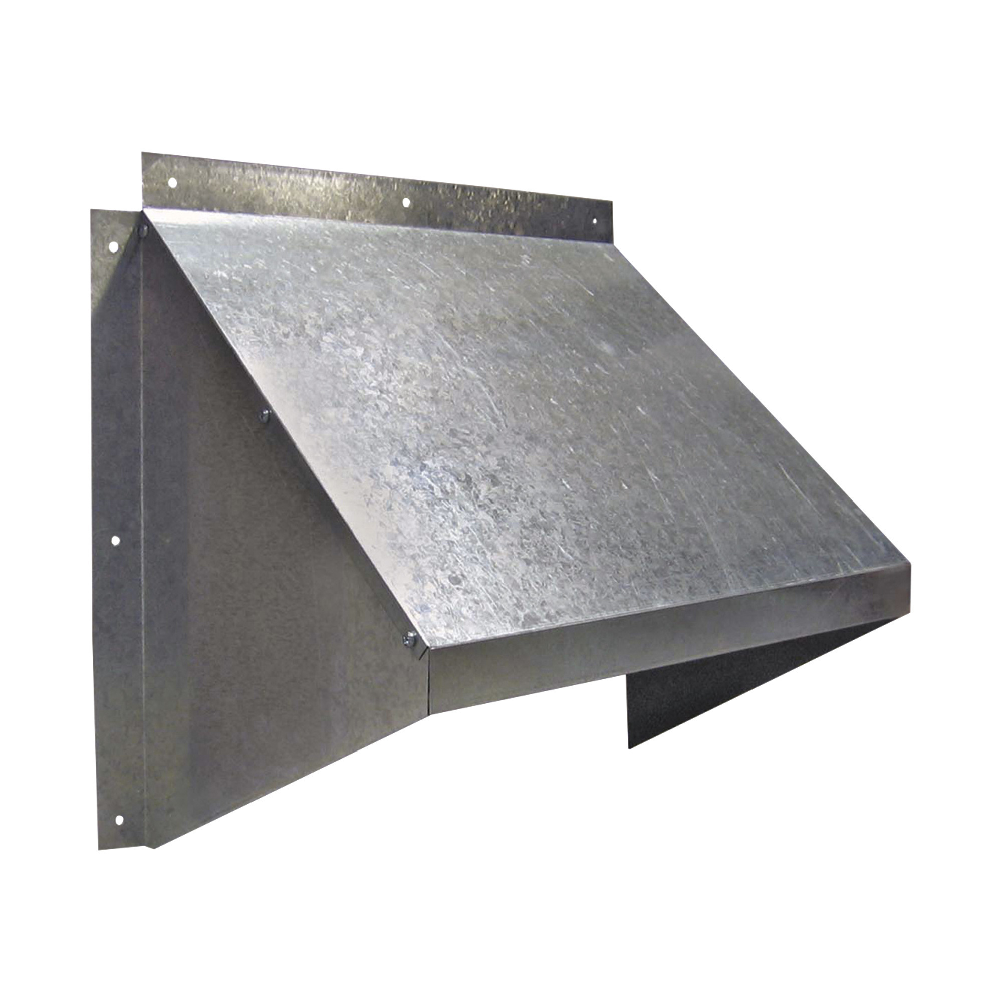 Canarm Galvanized Intake Exhaust Hood — No Screen, Model# GH-XF24-M