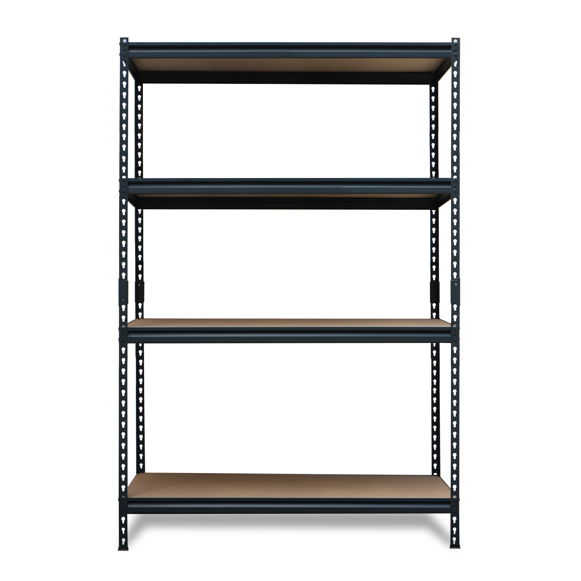 AR Shelving Pro Series 4-Tier Steel Garage Storage Shelving Unit — 48in. W x 72in. H x 18in. D, 3200-Lb. Capacity, Matte Black, Model# TRCD18402KFUS0