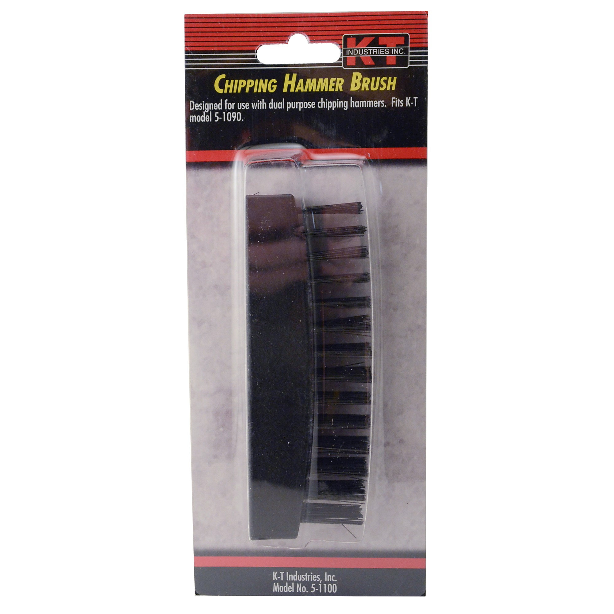 K-T Industries Brush for Chipping Hammers — Fits Model 5-1090, Model# 5-1100