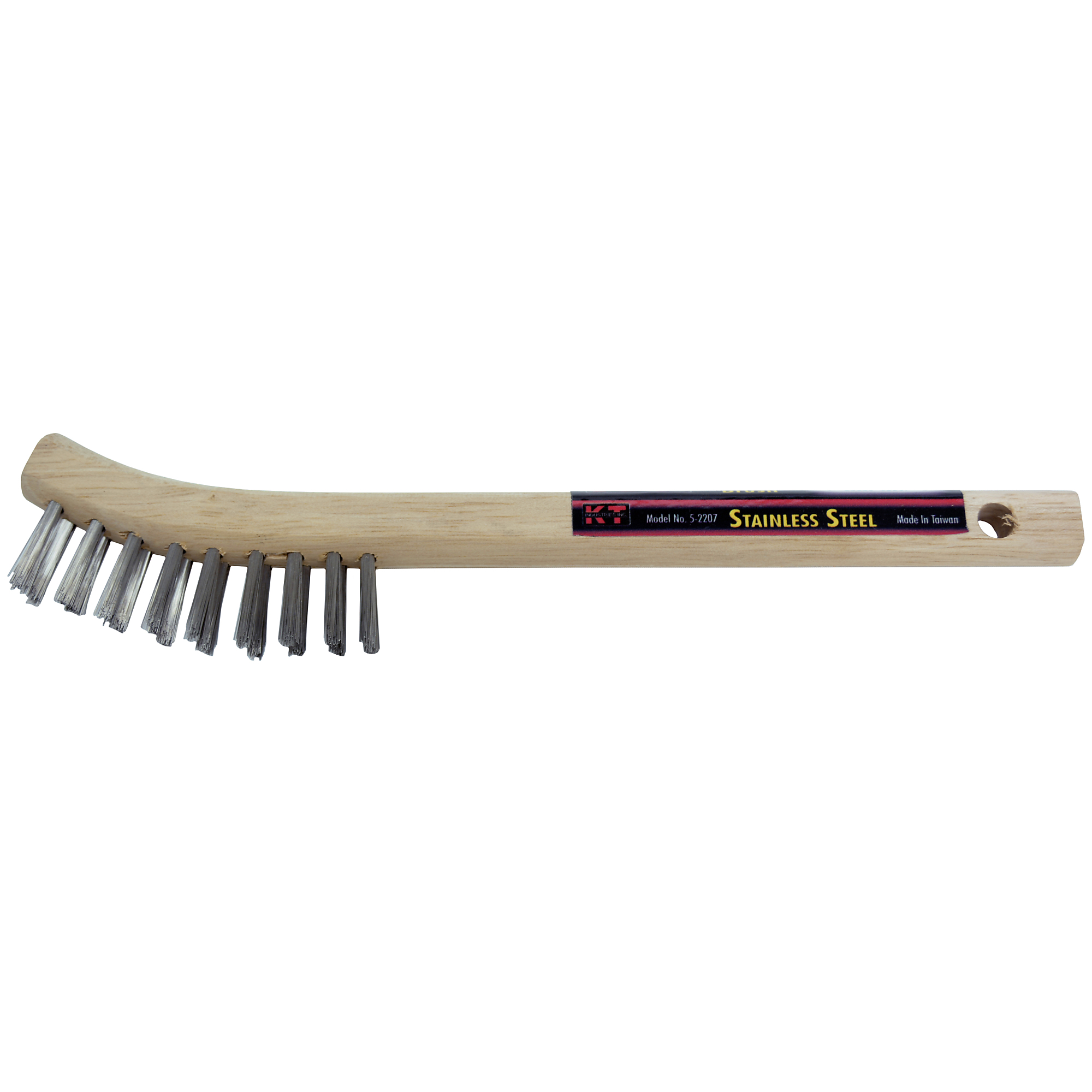 K-T Industries Knuckle Saver Brush — Stainless Steel, 5-Pk., 2-1/16in. Brush Length, Model# 5-2207