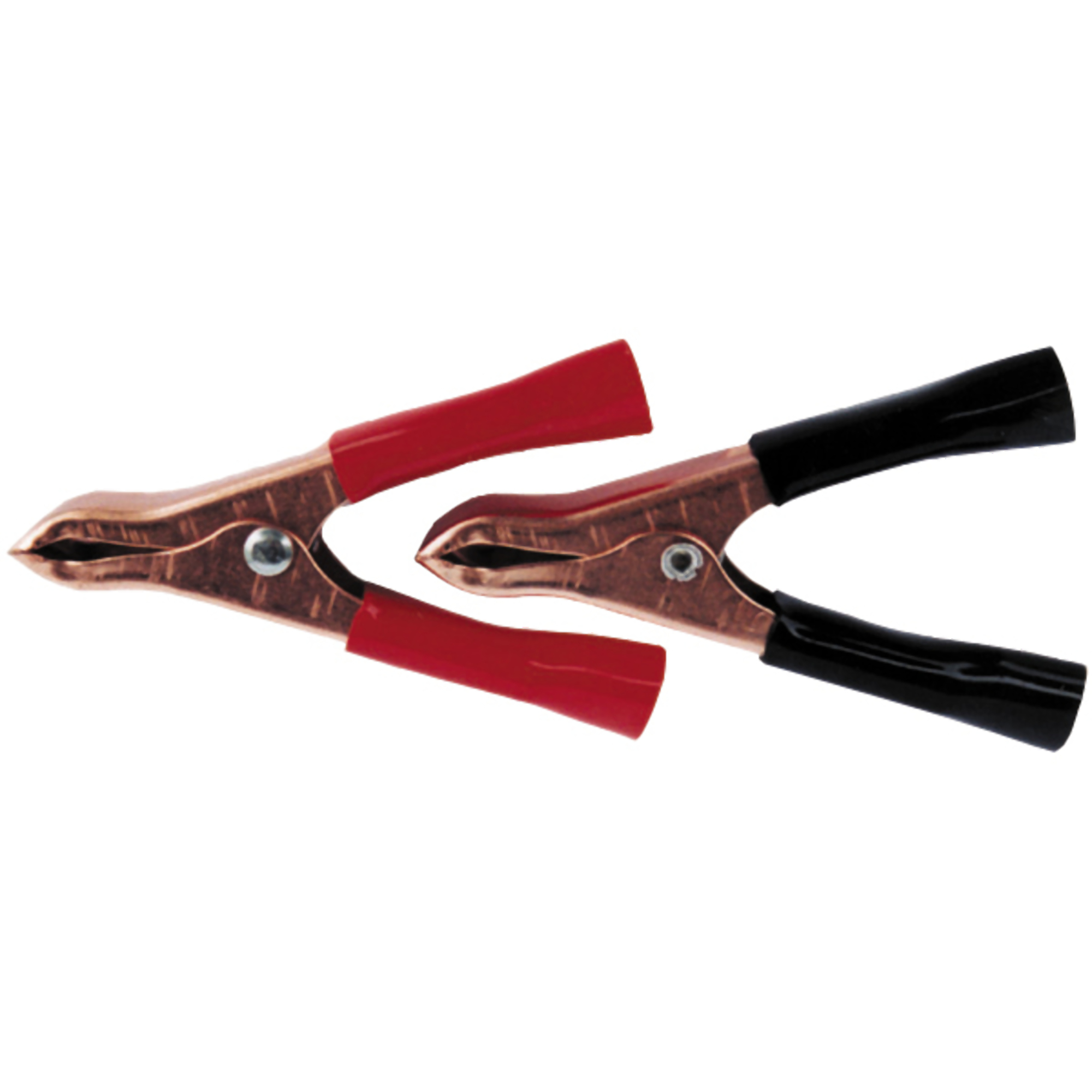 K-T Industries Battery Clamp Set — 50 Amps, Insulated Handles, Model# 2-2478