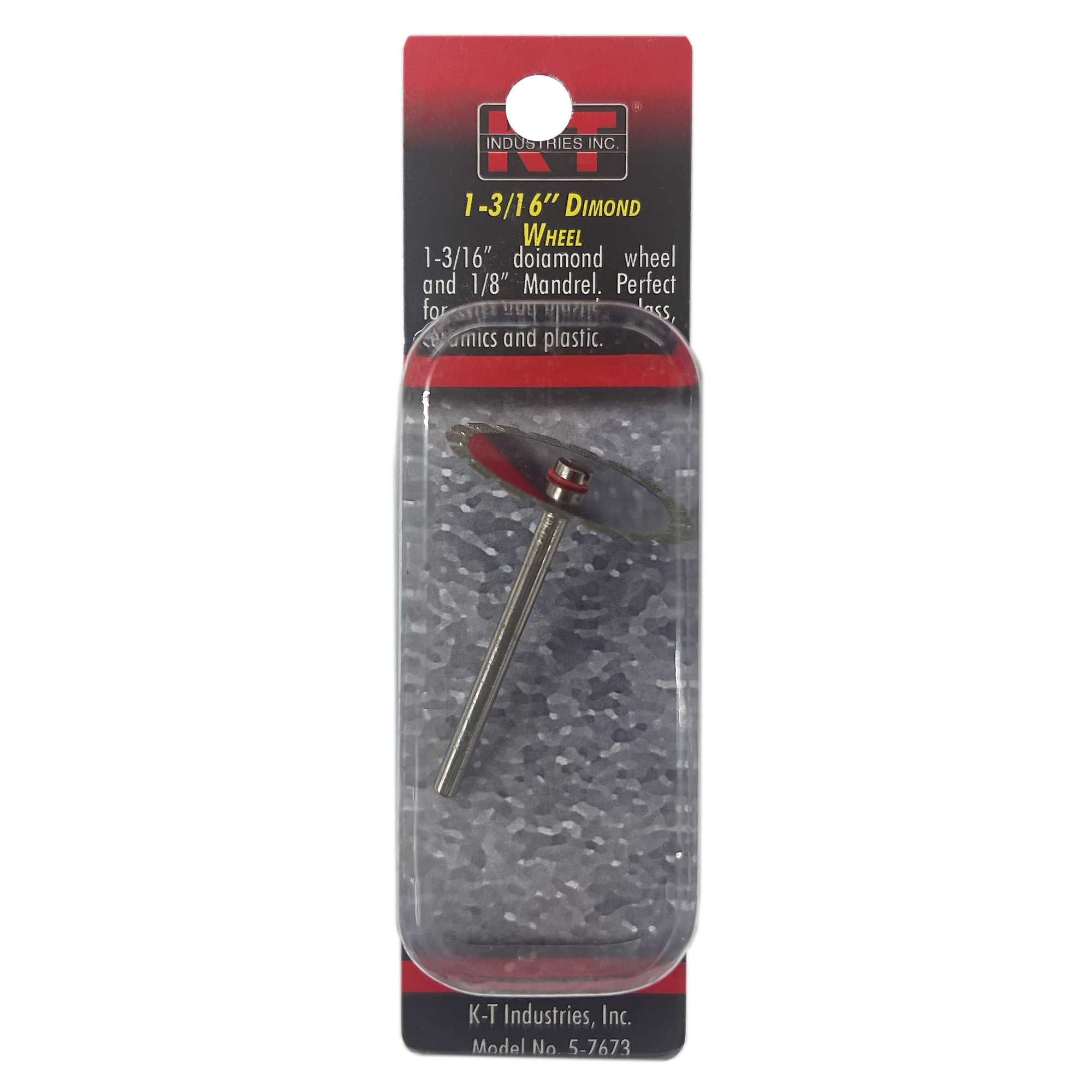 K-T Industries Diamond Cutting Kit — 1-3/16in. Wheel, Model# 5-7673