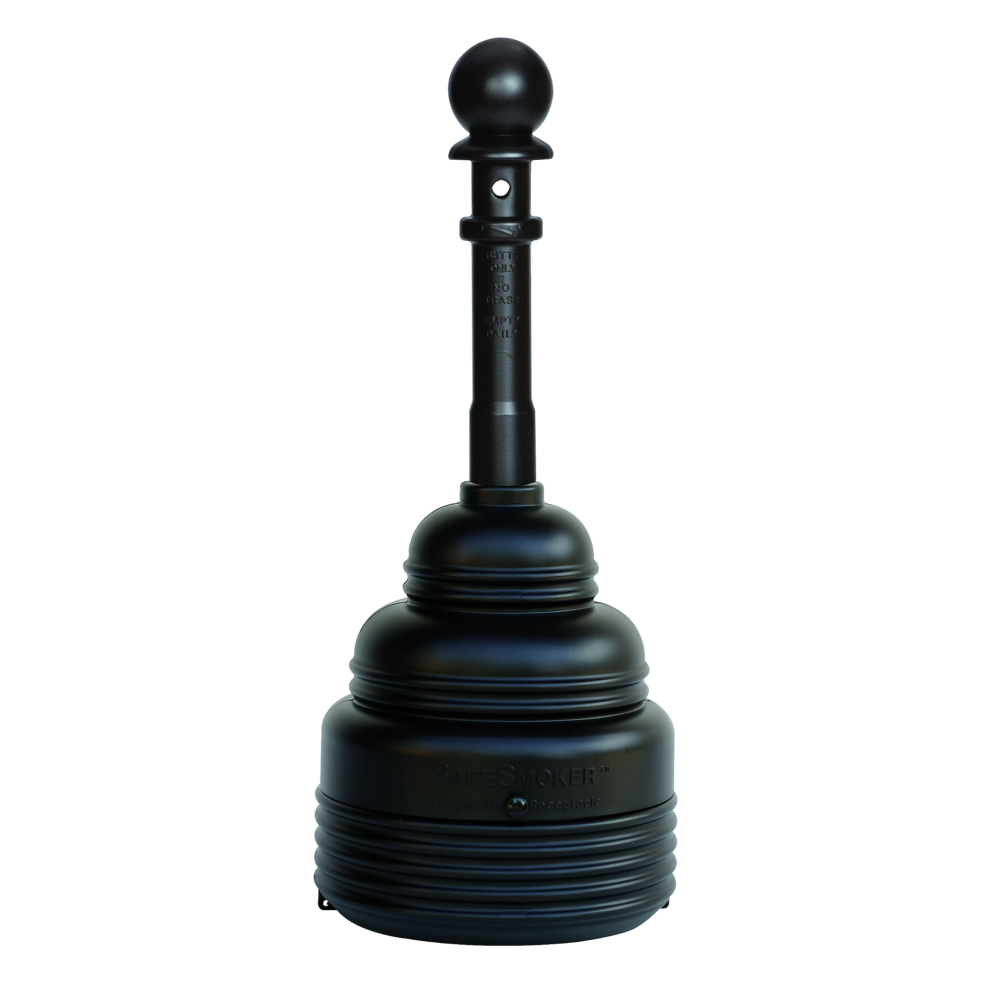 Eagle Outdoor Ashtray — 4 Gallon, Black, SafeSmoker, UV-Resistant, Model# 1208BLACK