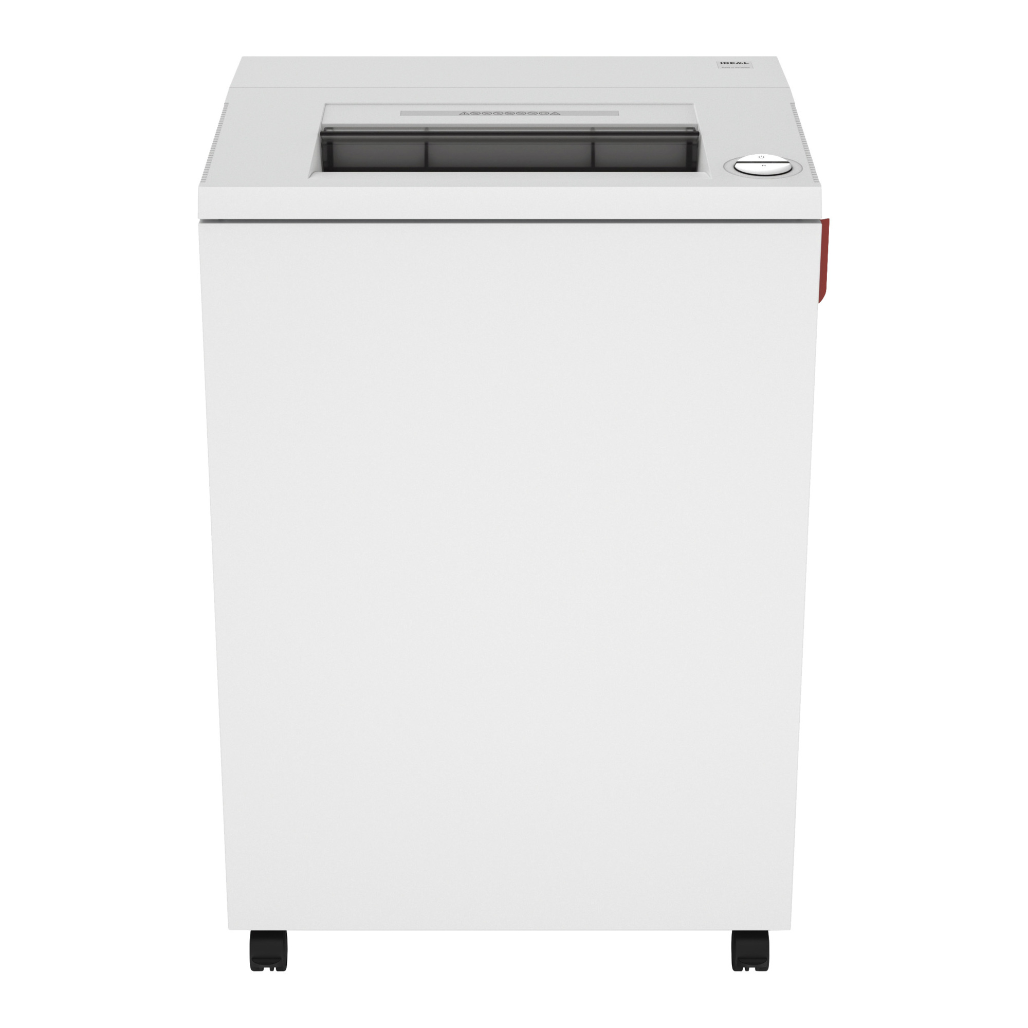 IDEAL Strip-Cut Commercial Office Paper Shredder — 16in. Feed Opening, 43-45 Sheet Capacity, 44-Gallon Bin, P-2 Security, Continuous Operation, Model# 4003 P2