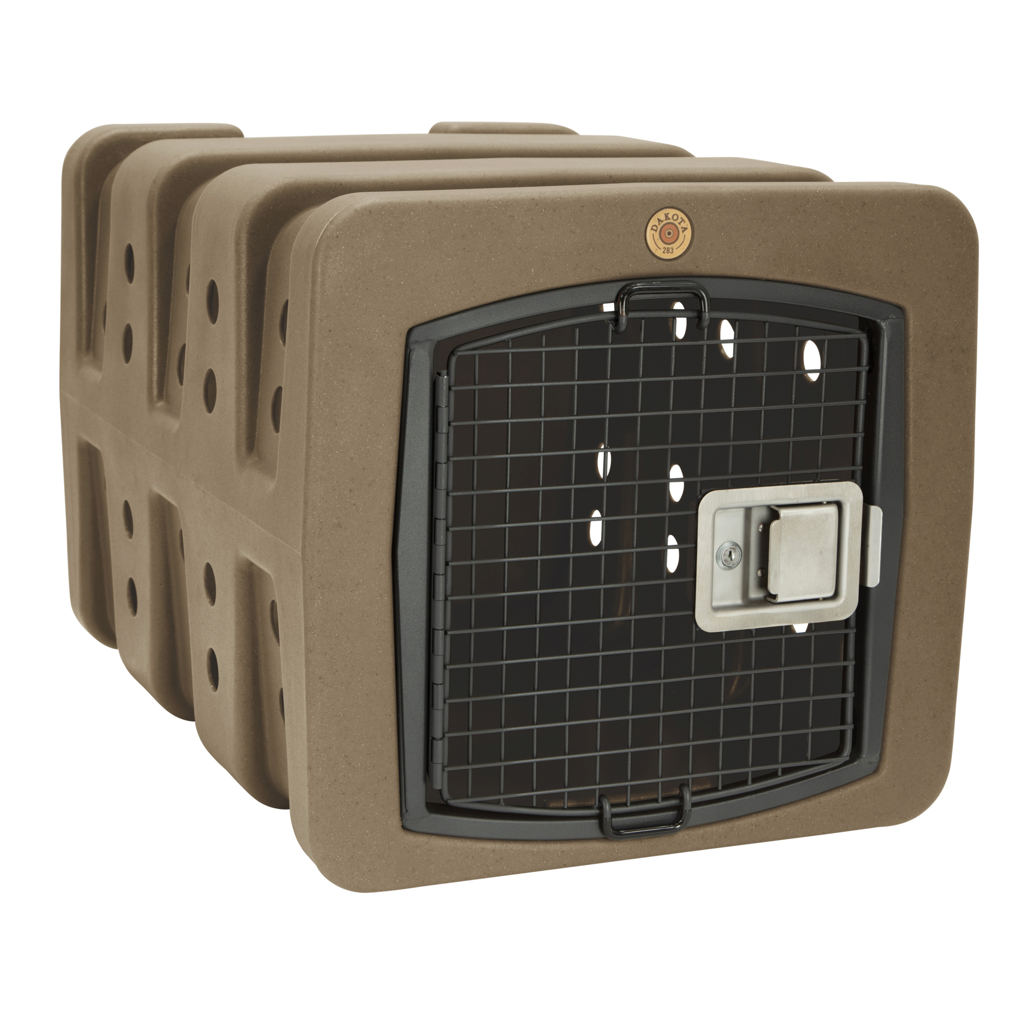 Dakota 283 T1 Kennel With Dakota Guard Antimicrobial — Coyote Granite, Model# D2-AM-T1-COY