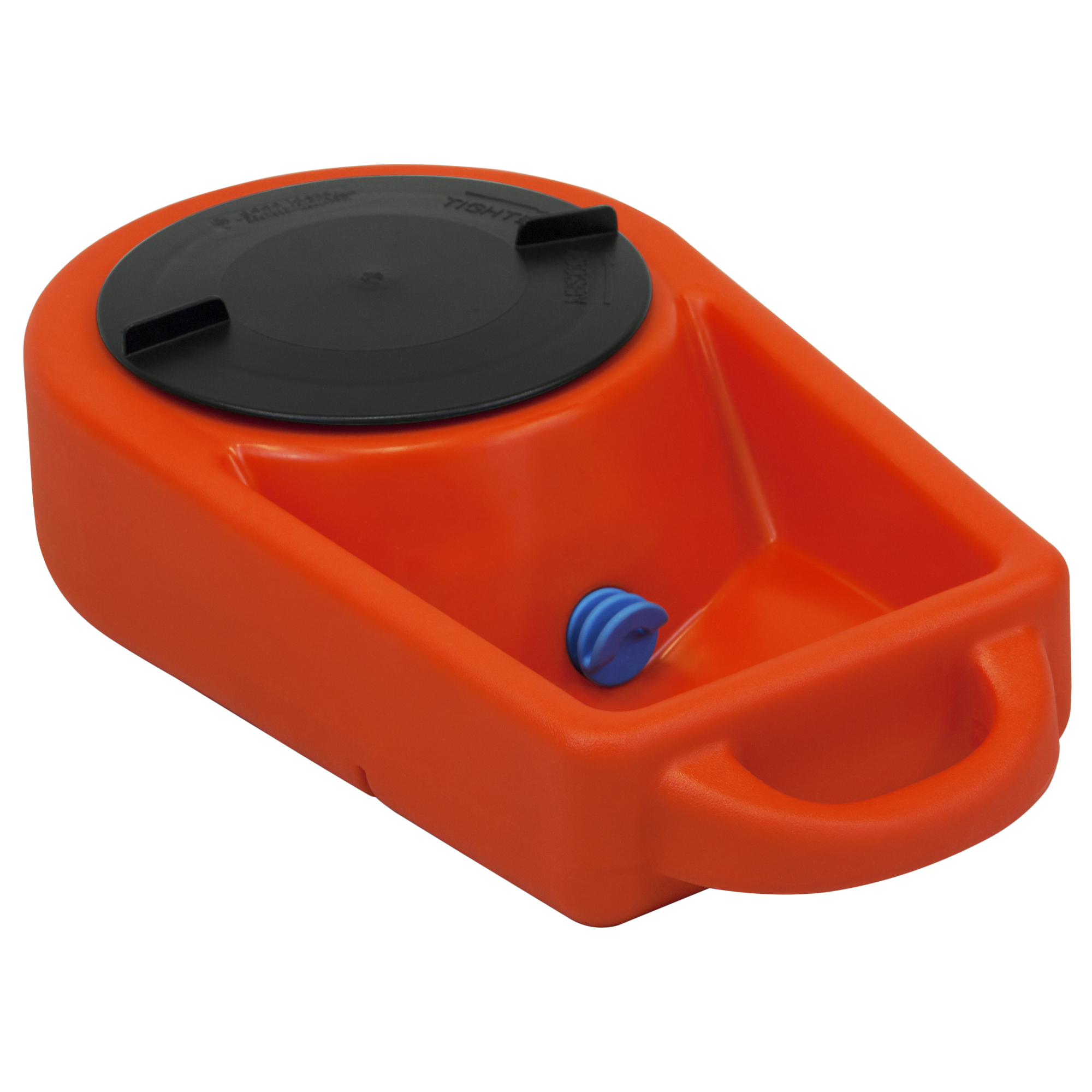 Dakota 283 Dine N Dash Feeding System — 2.5-Gal. Water Capacity, 0.5-Gal. Food Capacity, BPA-Free, Orange, Model# DD-ORA
