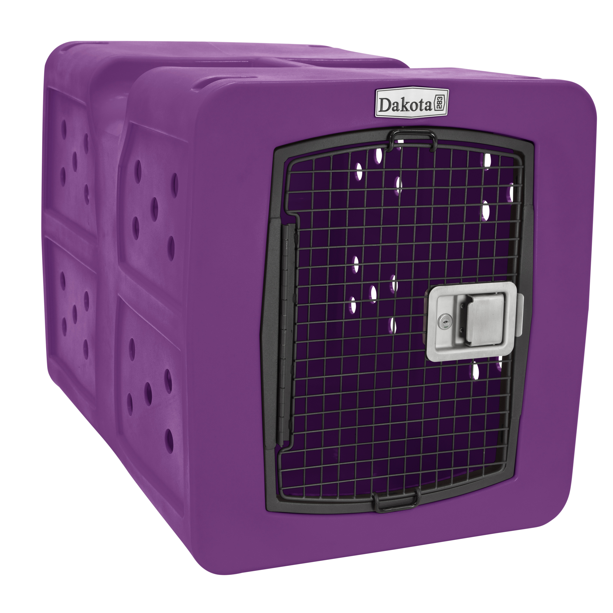 Dakota 283 G3 Framed Door Kennel — Large, Purple, Model# D2-G3LRG-SGN-PUR
