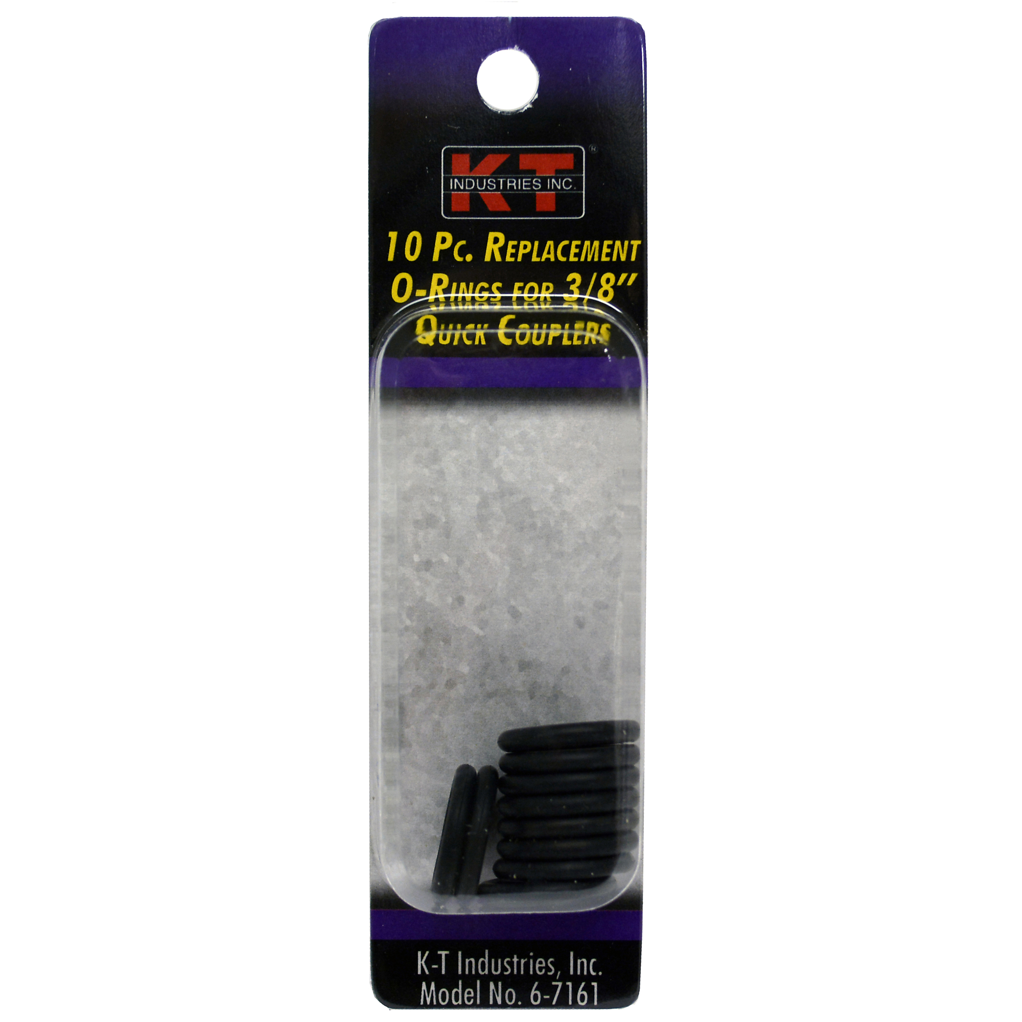 K-T Industries Replacement O-Rings — 3/8in. Quick Couplers, 10 Pcs, Model# 6-7161