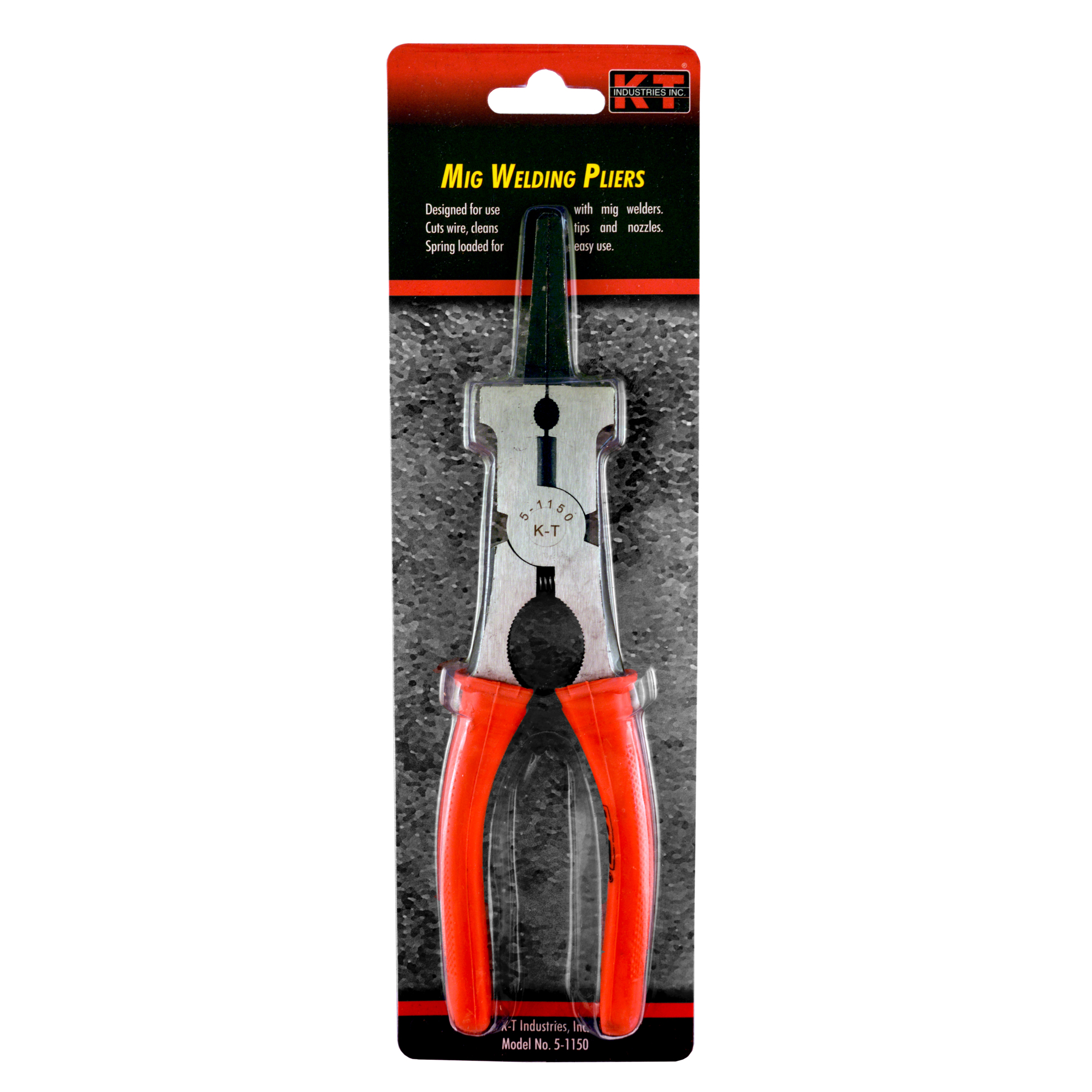 K-T Industries MIG Pliers — Multi-Purpose, Spring-Loaded Handle, Model# 5-1150