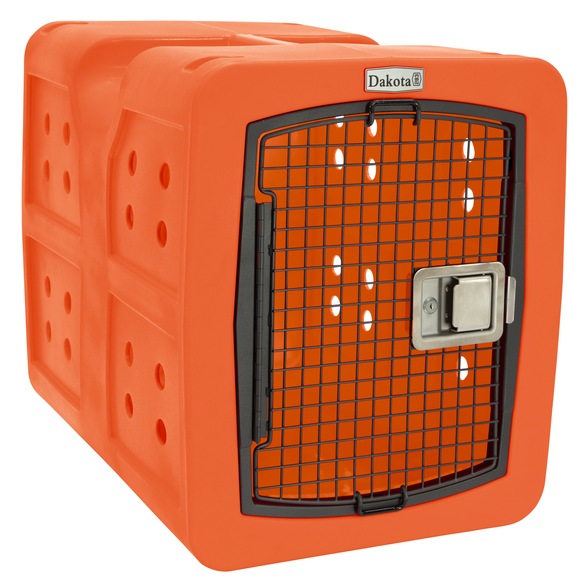 Dakota 283 G3 Framed Door Kennel — Medium, Orange, Durable, Easy-to-Clean, Model# D2-G3MED-FRM-ORA