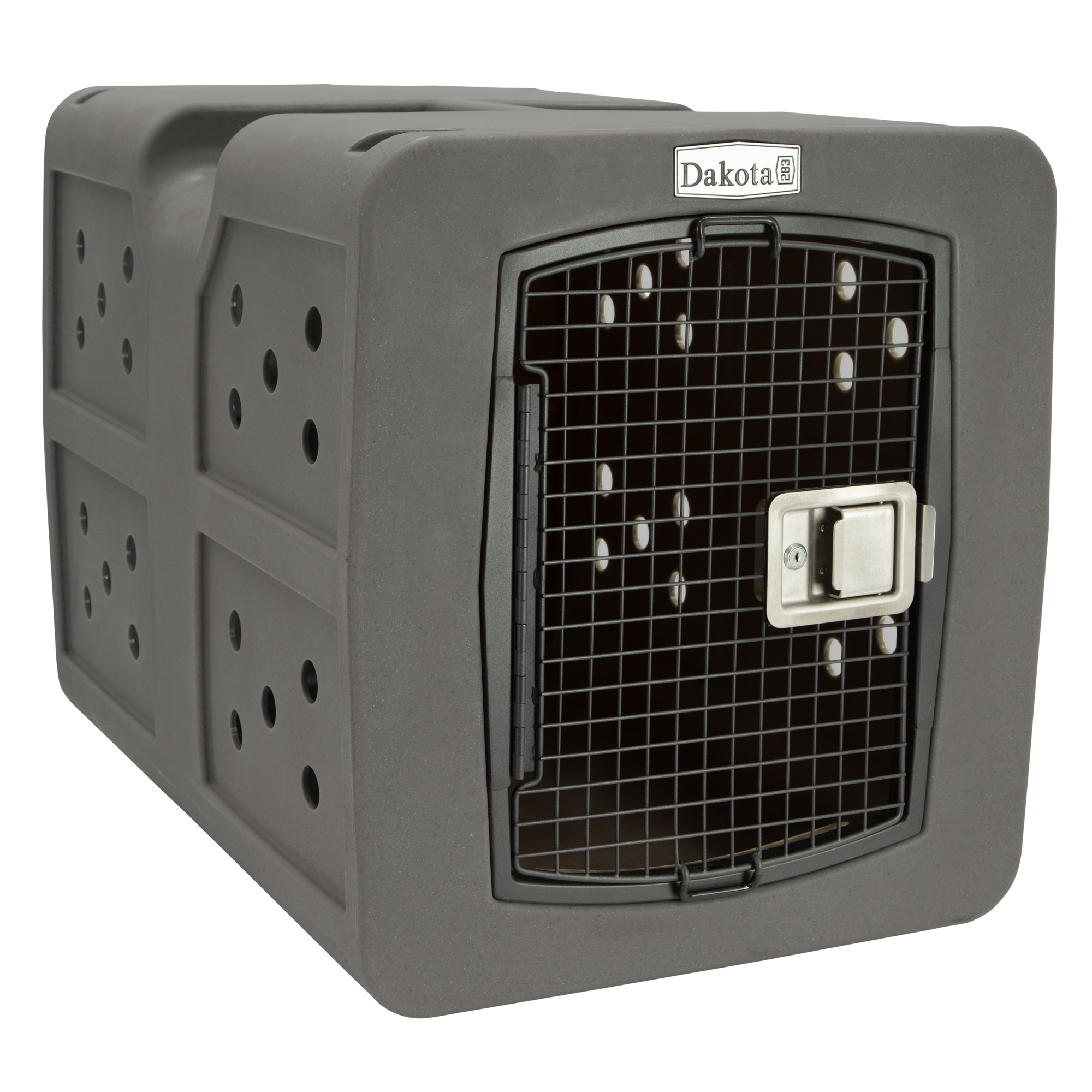 Dakota 283 G3 Framed Door Kennel — Large, Dark Granite, Antimicrobial, Model# D2-AM-G3LRG-DAR