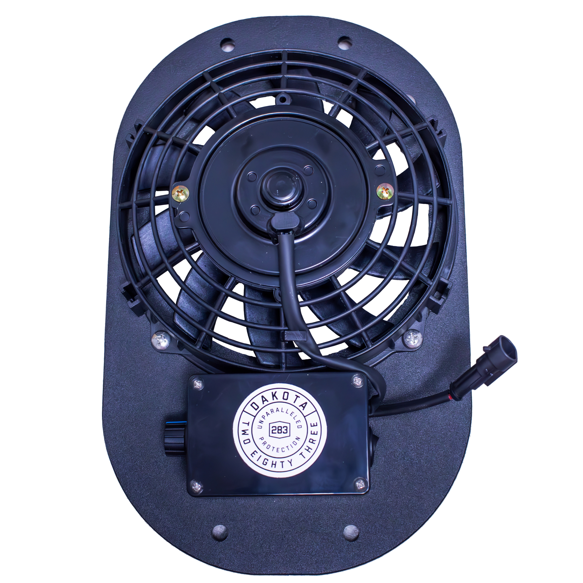 Dakota 283 Dog Crate Ventilation Fan — Fits Medium, Large, XL Kennels, 10ft. Cord, Model# D2-KENNEL-FAN