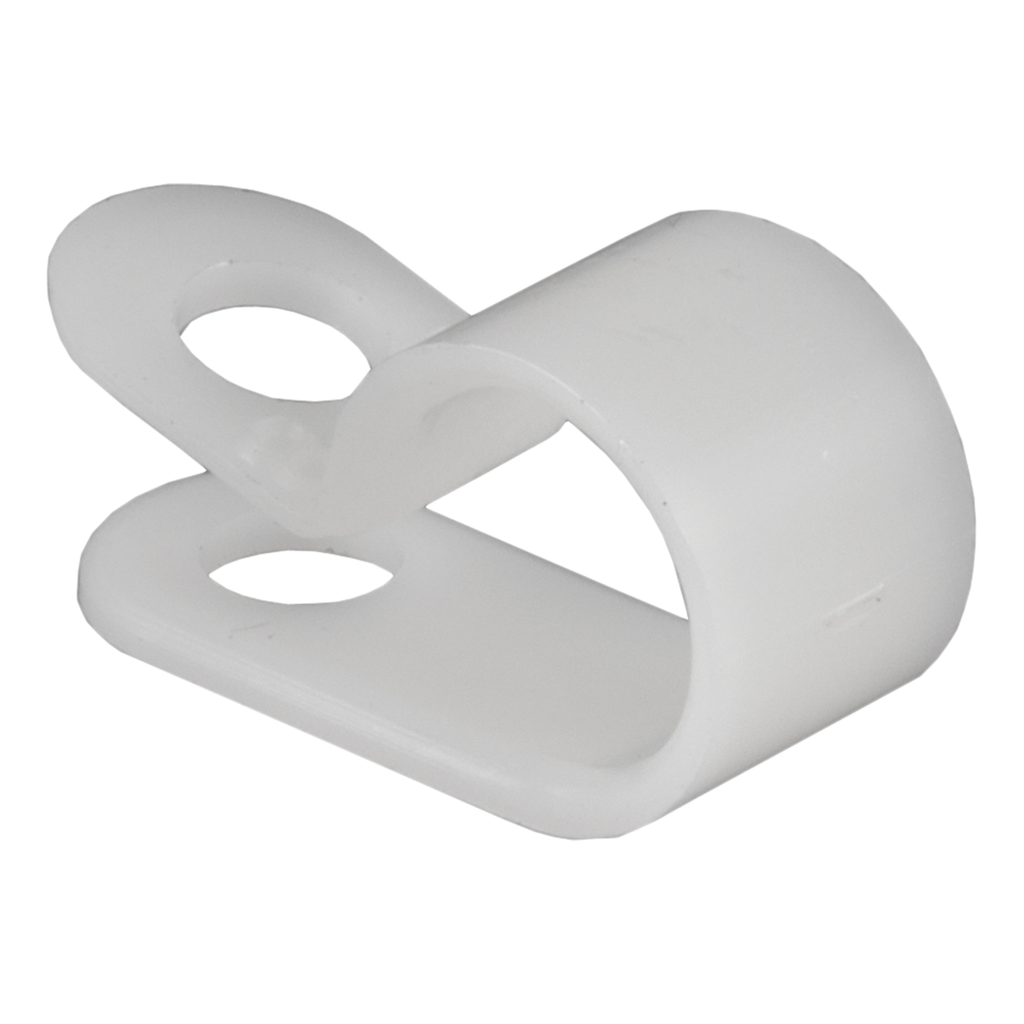 Curt Manufacturing Convoluted Slit Loom Wire Protection Tube Clamps — 3/8in. Diameter, Nylon, 25-Pack, Model# 59828