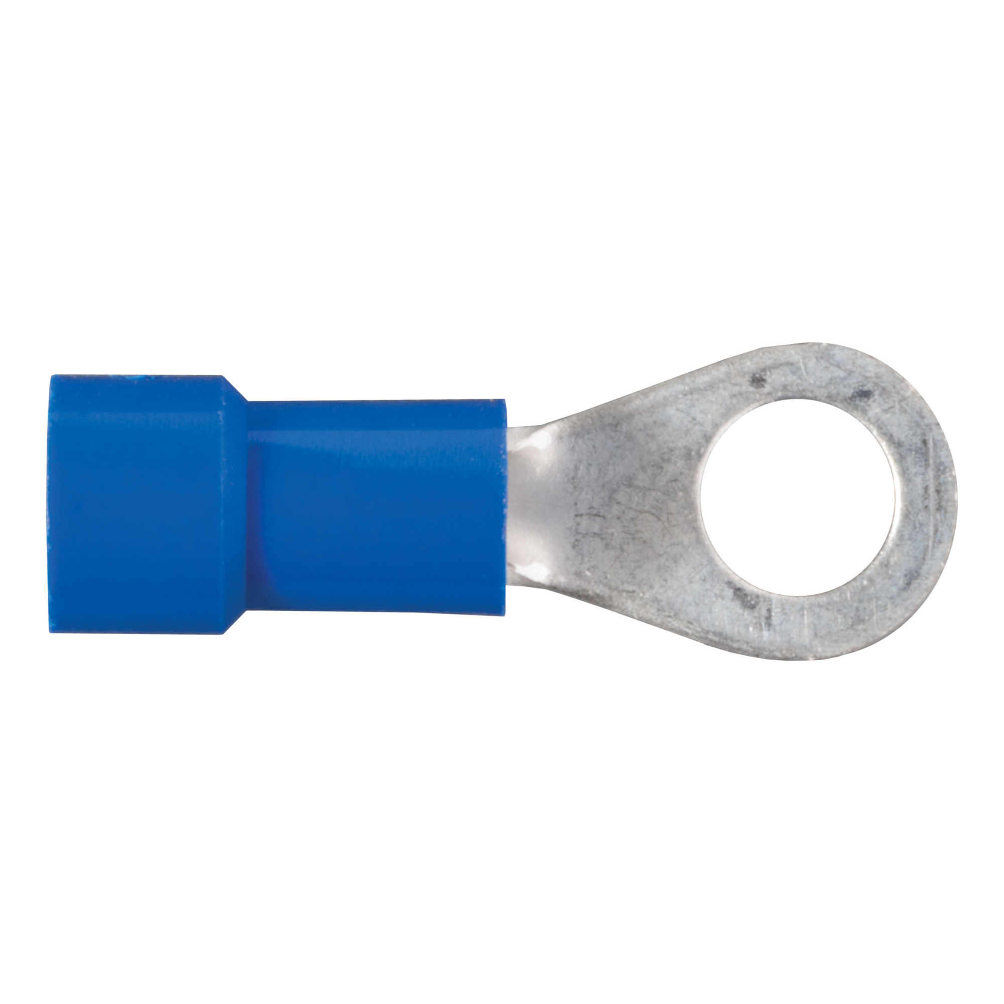 Curt Manufacturing Vinyl-Insulated Ring Terminal Wire Connectors — 16-14 Gauge, #10 Stud, Blue, 100-Pack, Model# 59521