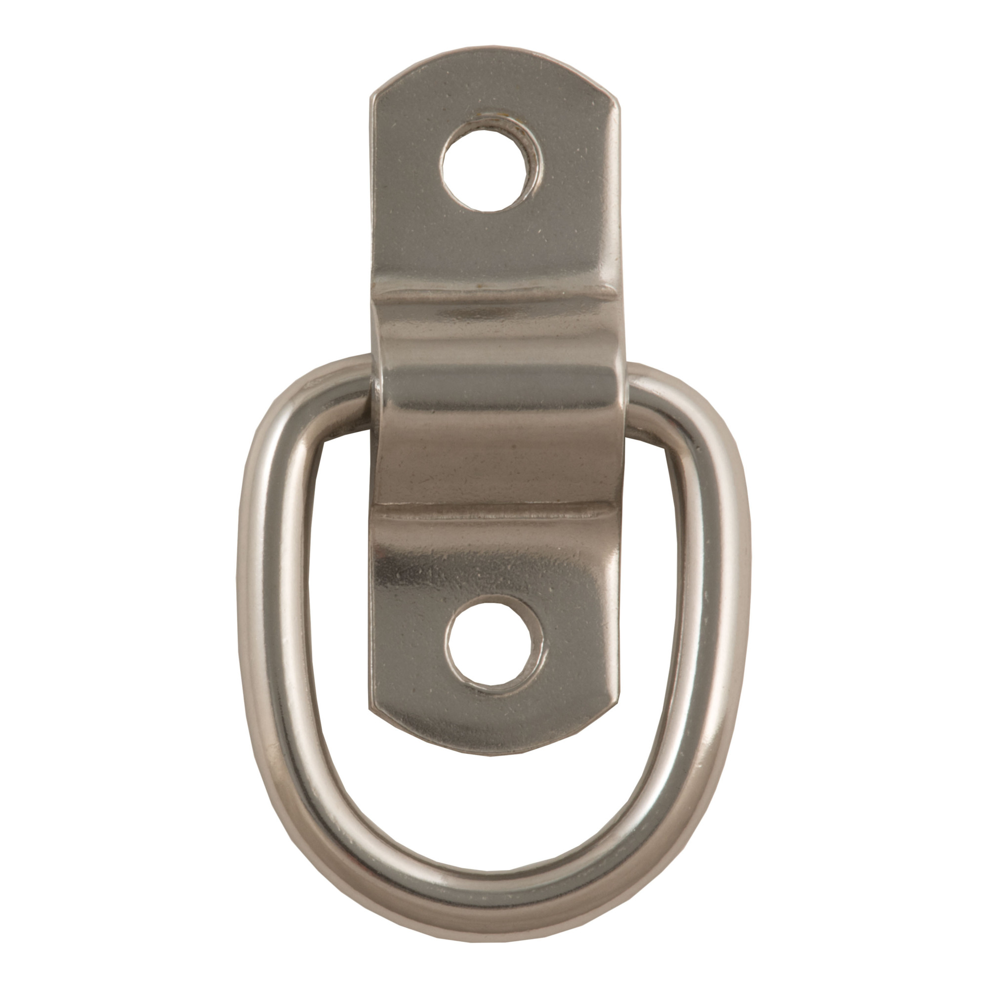 Curt Manufacturing Surface-Mounted Stainless Steel Trailer D-Ring Tie Down Anchor — 1in. x 1 1/4in., 2,400 Lb. Break Strength, Model# 83732