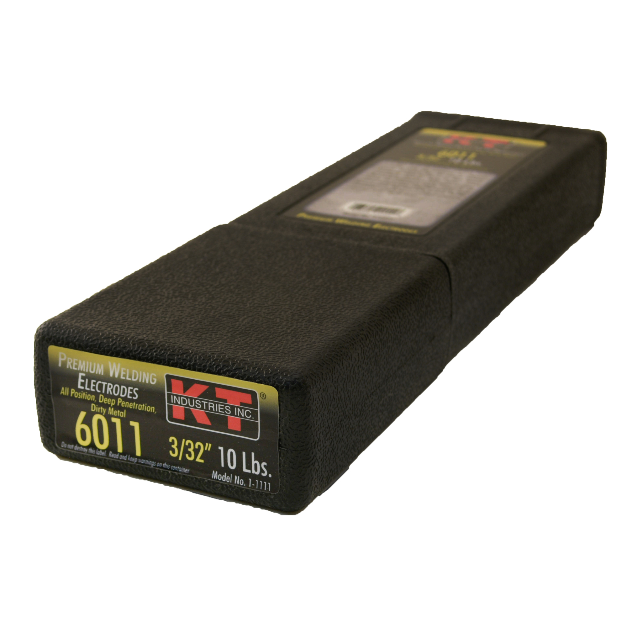 K-T Industries 6011 Electrode — 3/32in., 10 lbs., 82,000 PSI Tensile Strength, Model# 1-1111