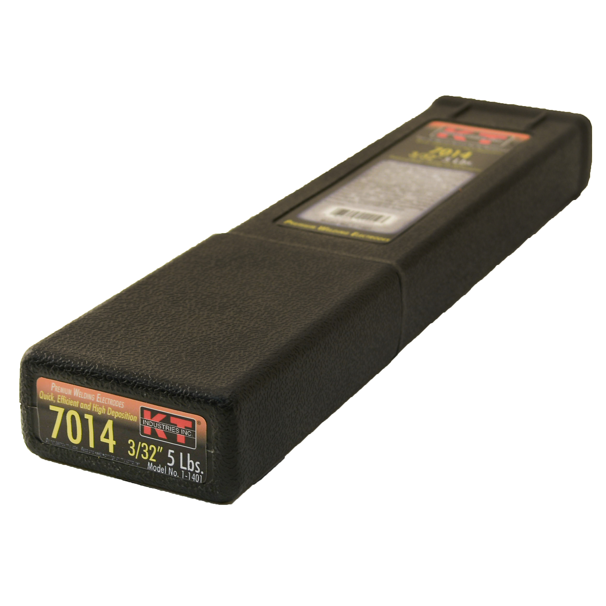 K-T Industries 7014 Welding Electrode — 3/32in., 5 Lbs., All Position, Rutile Base, Model# 1-1401