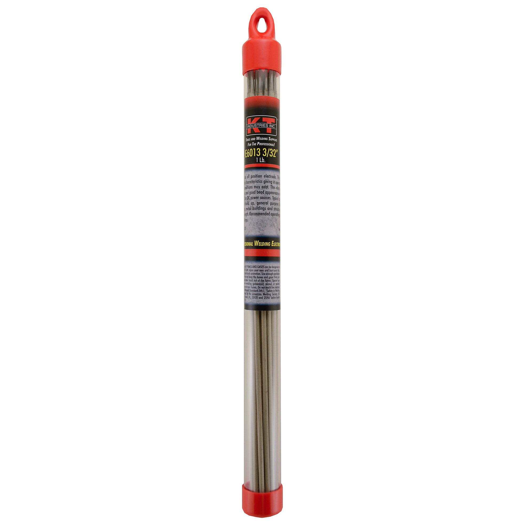 K-T Industries 6013 Electrode — 3/32in., 1 Lb., 62,000-79,500 PSI Tensile Strength, Model# 1-1321