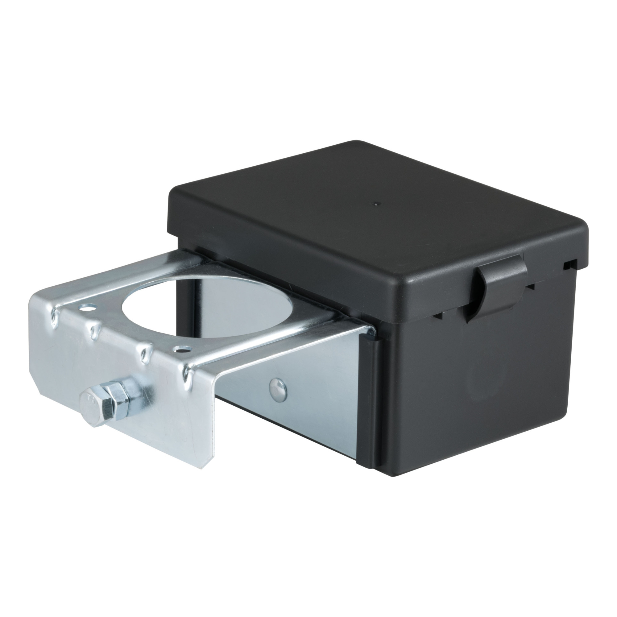 Curt Manufacturing Lockable Breakaway Battery Case — 5in. x 3 1/4in. x 3 7/8in., Metal Bracket, Model# 52029