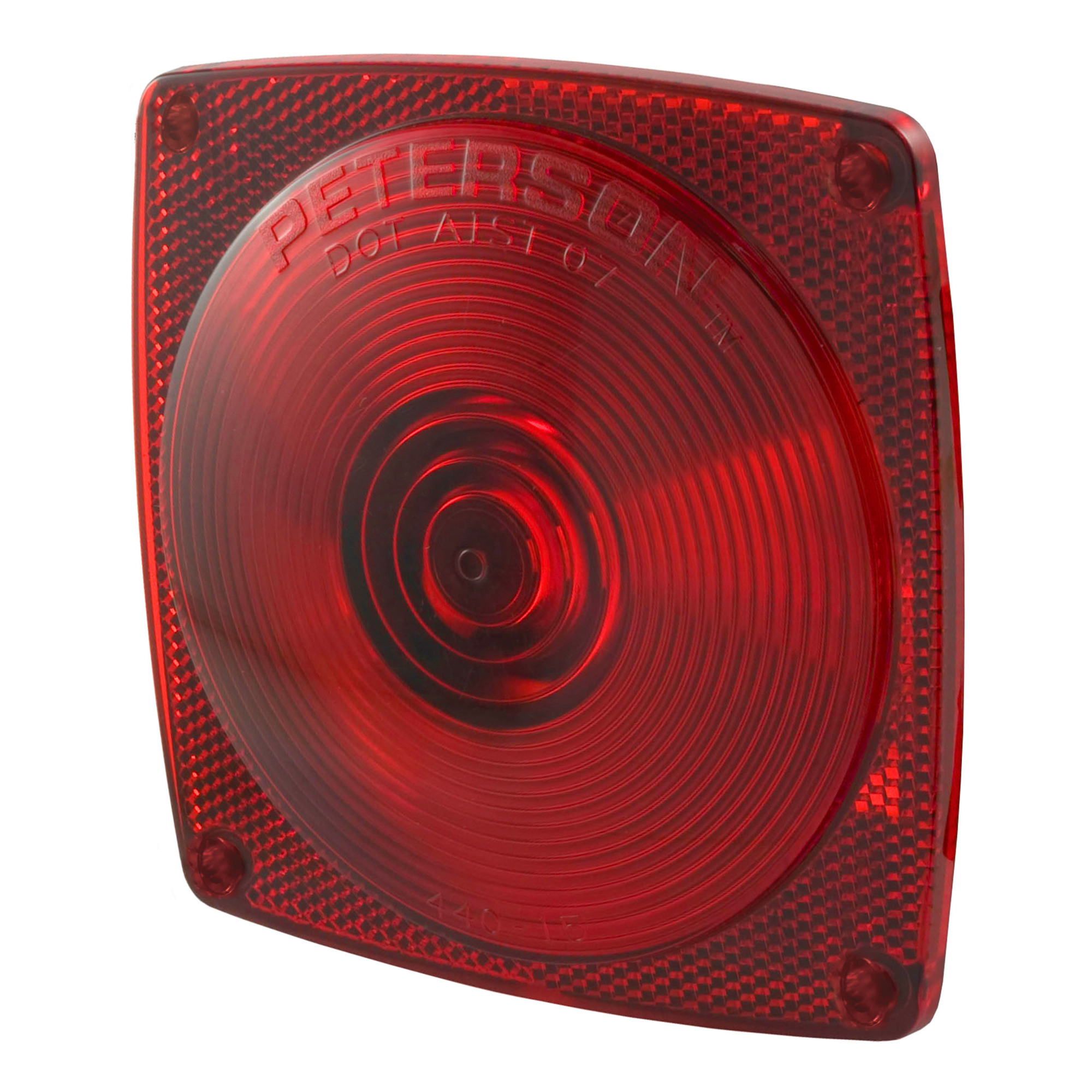 Curt Manufacturing Replacement Red Combination Trailer Light Lens — Model# 53445