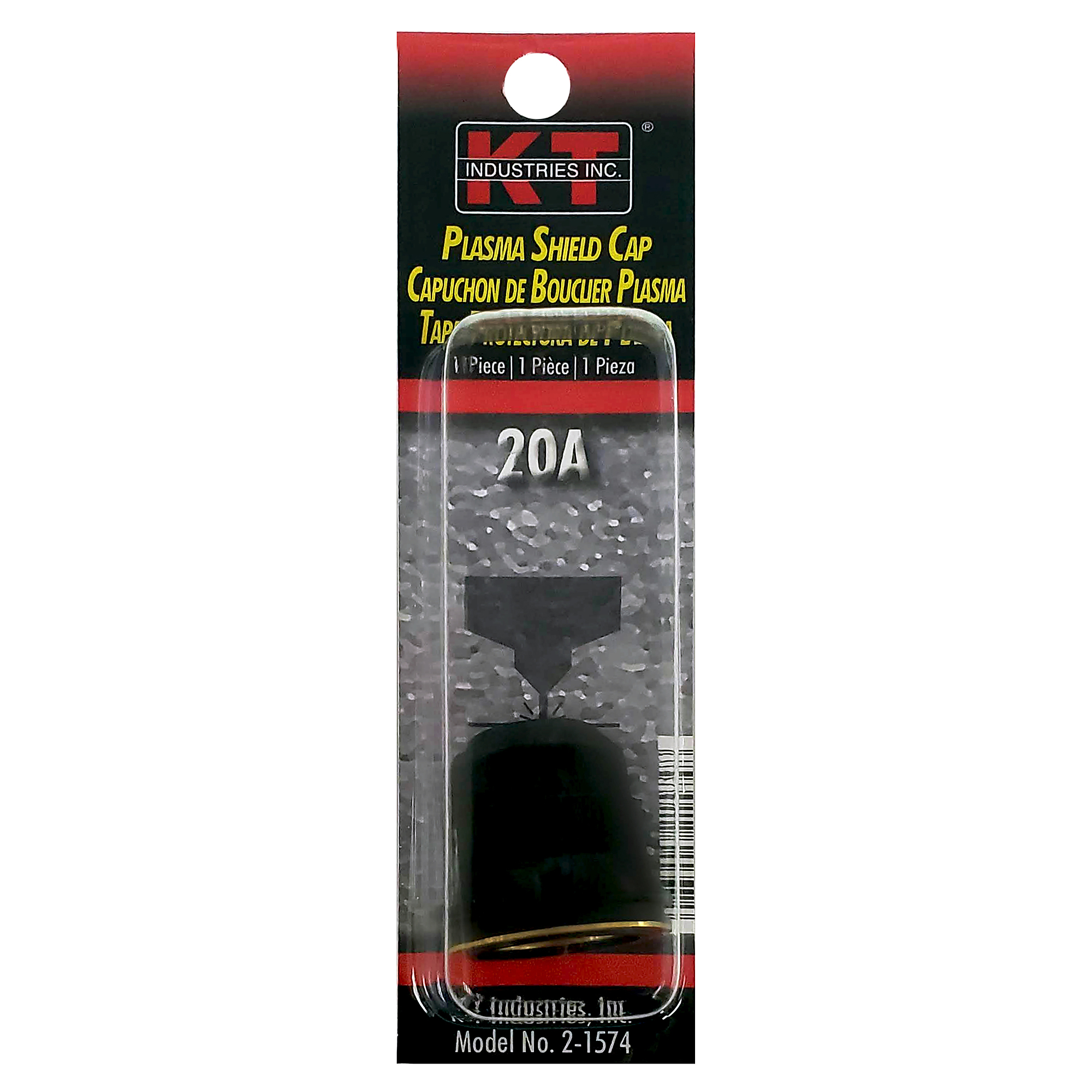 K-T Industries Plasma Shield Cap — 20 Amps, 2-Hole, Model# 2-1574