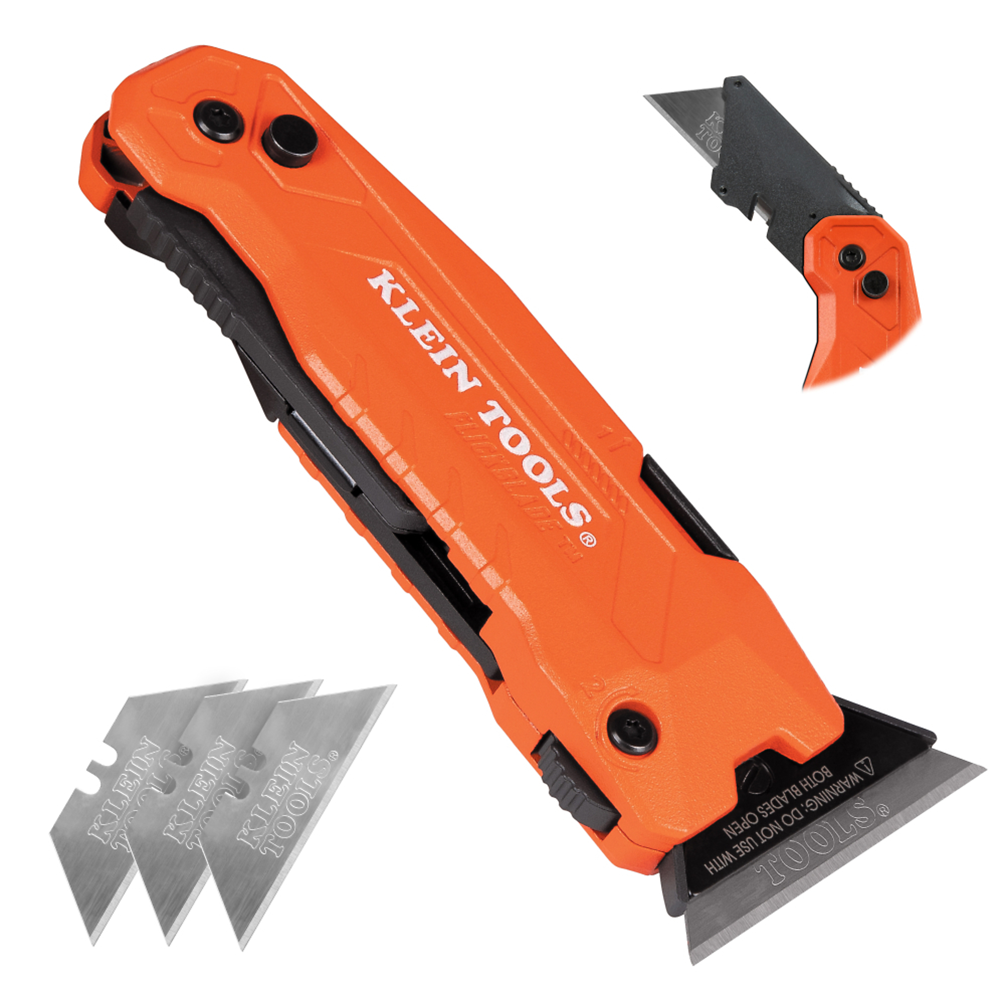 FLICKBLADE™ 2-in-1 Utility Knife / Scraper with Bl, Model# 44306