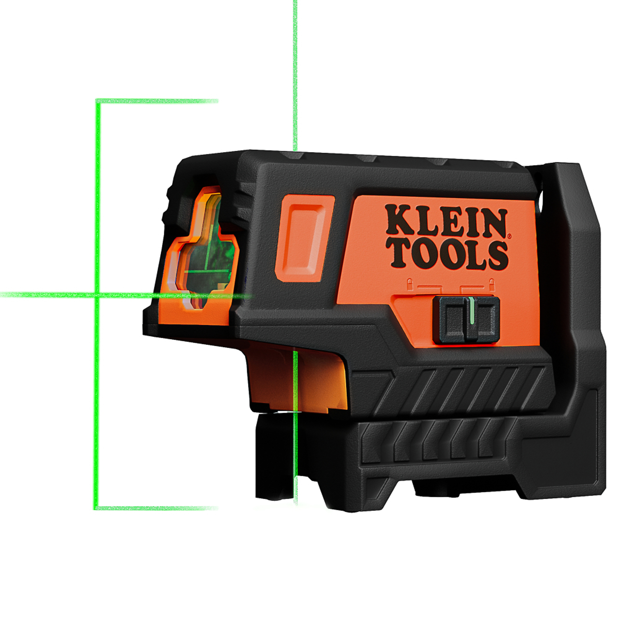 Compact Green Cross-Line Laser Level with Plumb Sp, Model# 93MCLPG