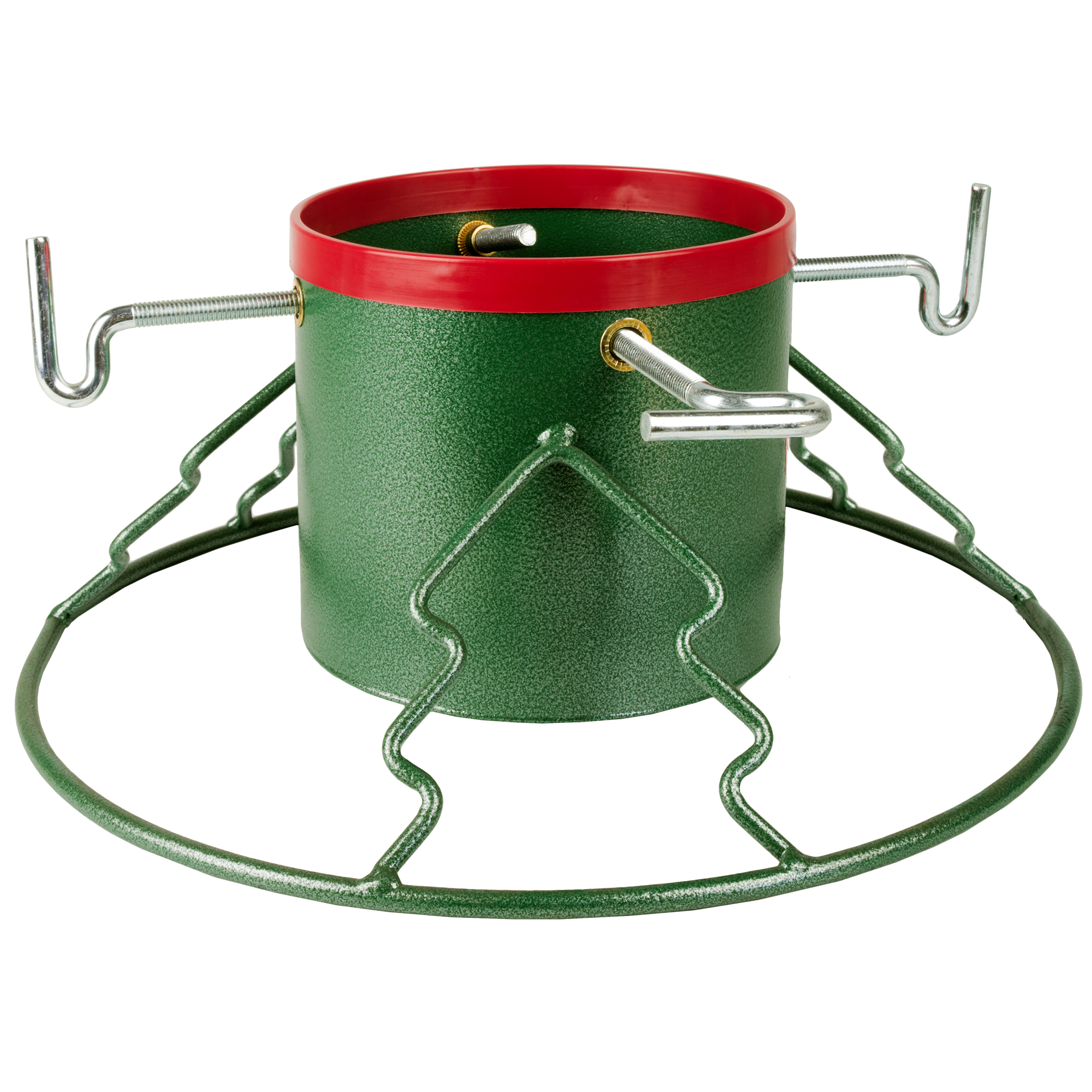 Santa’s Helper, Tree Stand for 3-6 ft Trees, 15" Steel Base, 0.8-Gallon Reservoir, Rust-Resistant, Compact & Stable, Easy-Tighten T-Bolts, Lifetime Guarantee, Model #SH-0600