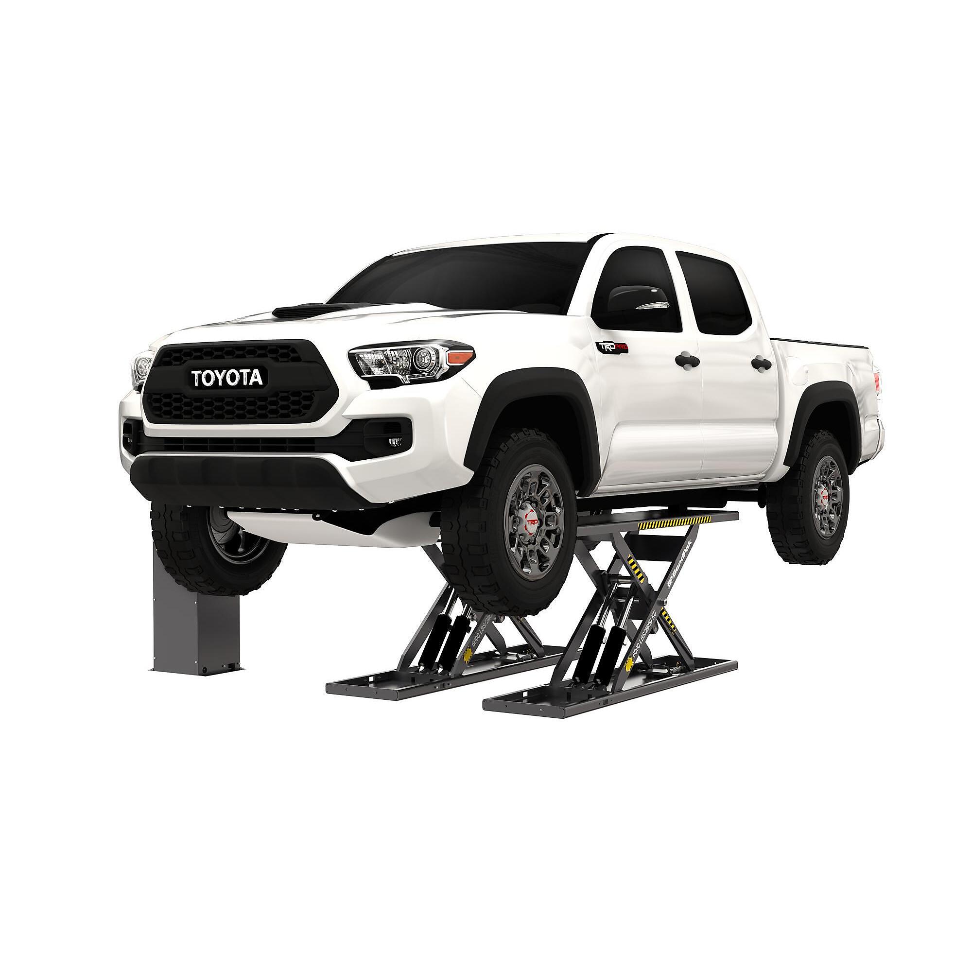 BendPak Mid-Rise Scissors Lift — 6,000-Lb. Capacity, Flush-Mount, 208-230V, 60 Hz, 1-Phase, Model# MDS-6EXTF