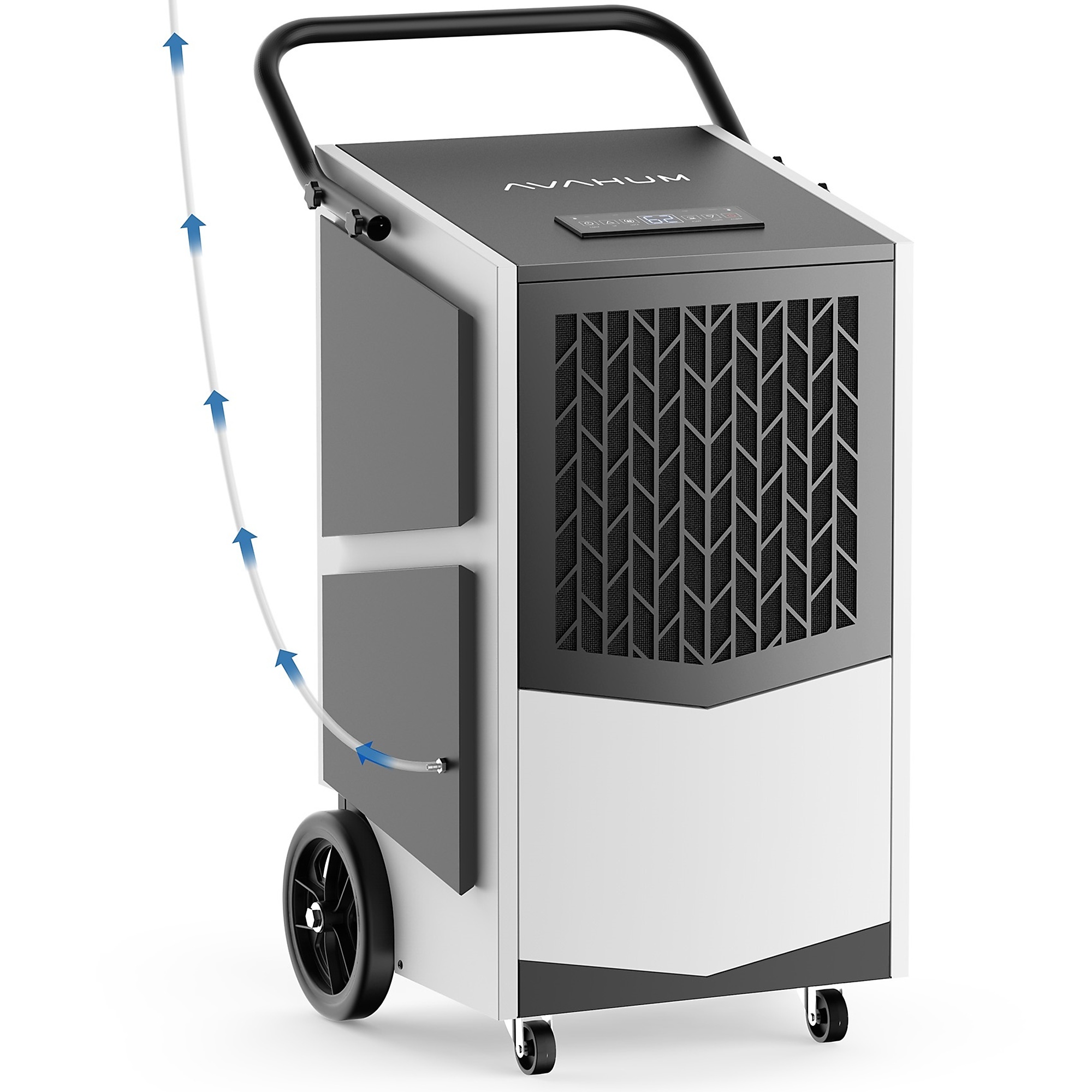 EdenDirect High Capacity Dehumidifier — 250 Pints, 8,000 Sq. Ft., Portable with Handle, Model# NTEDY250P