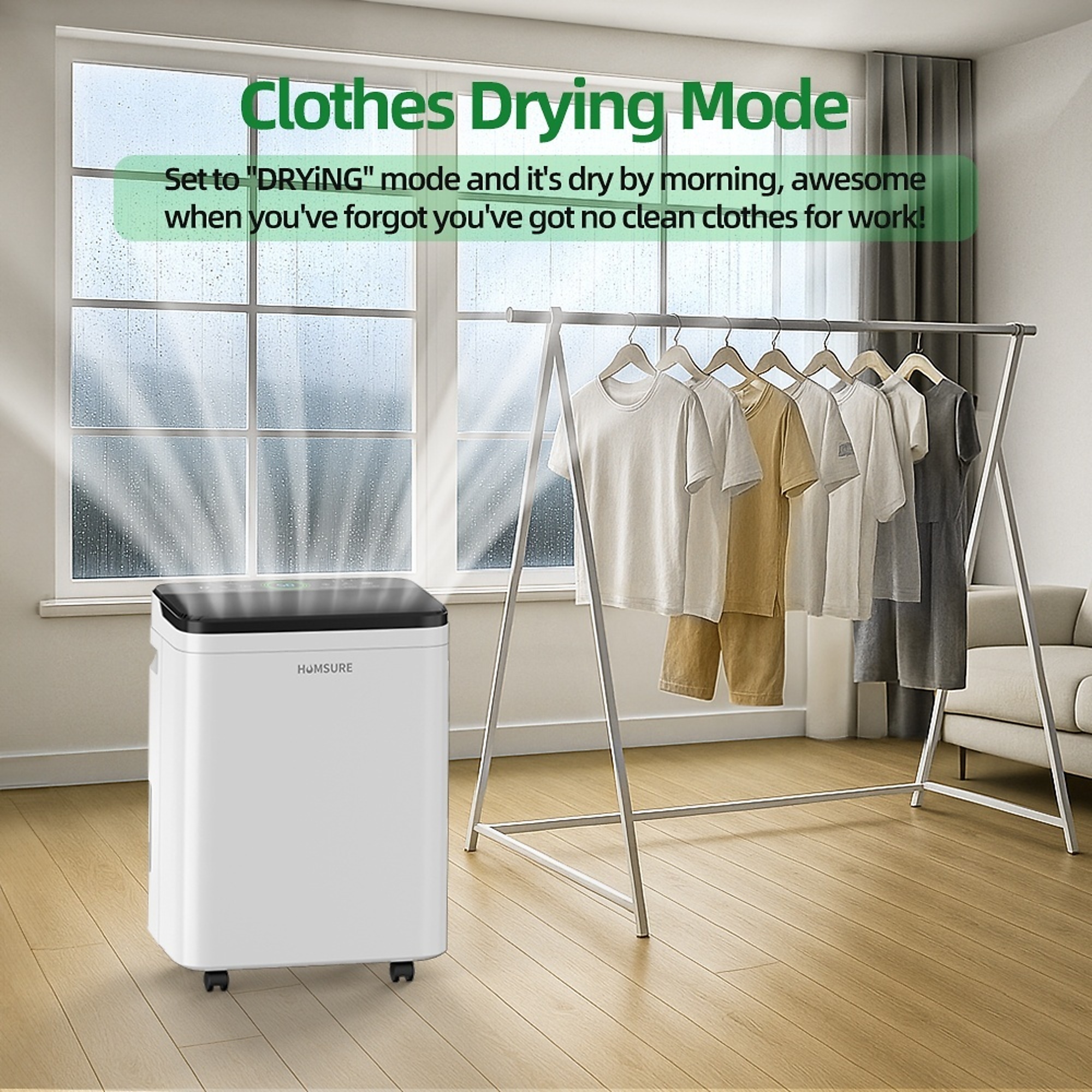 4958 【未使用品】DKHT-3521-DWD 加湿器 d-design インテリアショップ roomy d-design ハイブリッド式加湿器 タワー