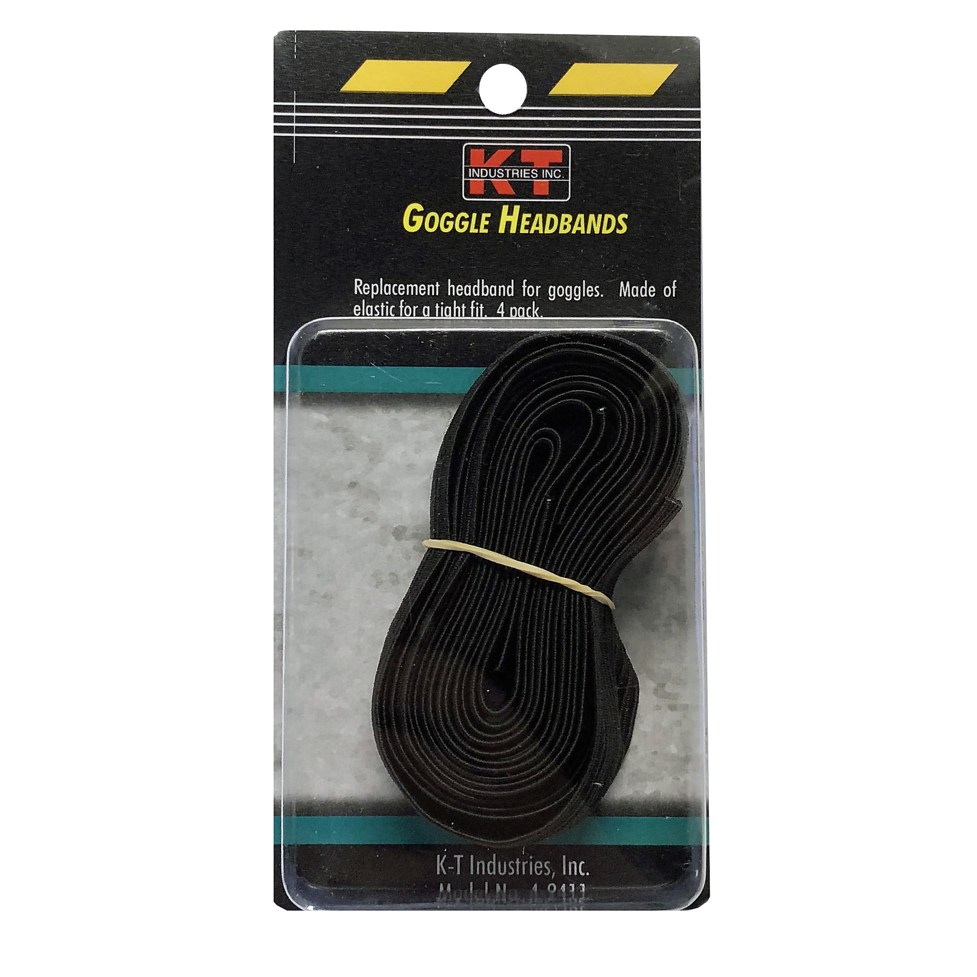 K-T Industries Elastic Headband for Goggles — 4 Pk., Model# 4-2411
