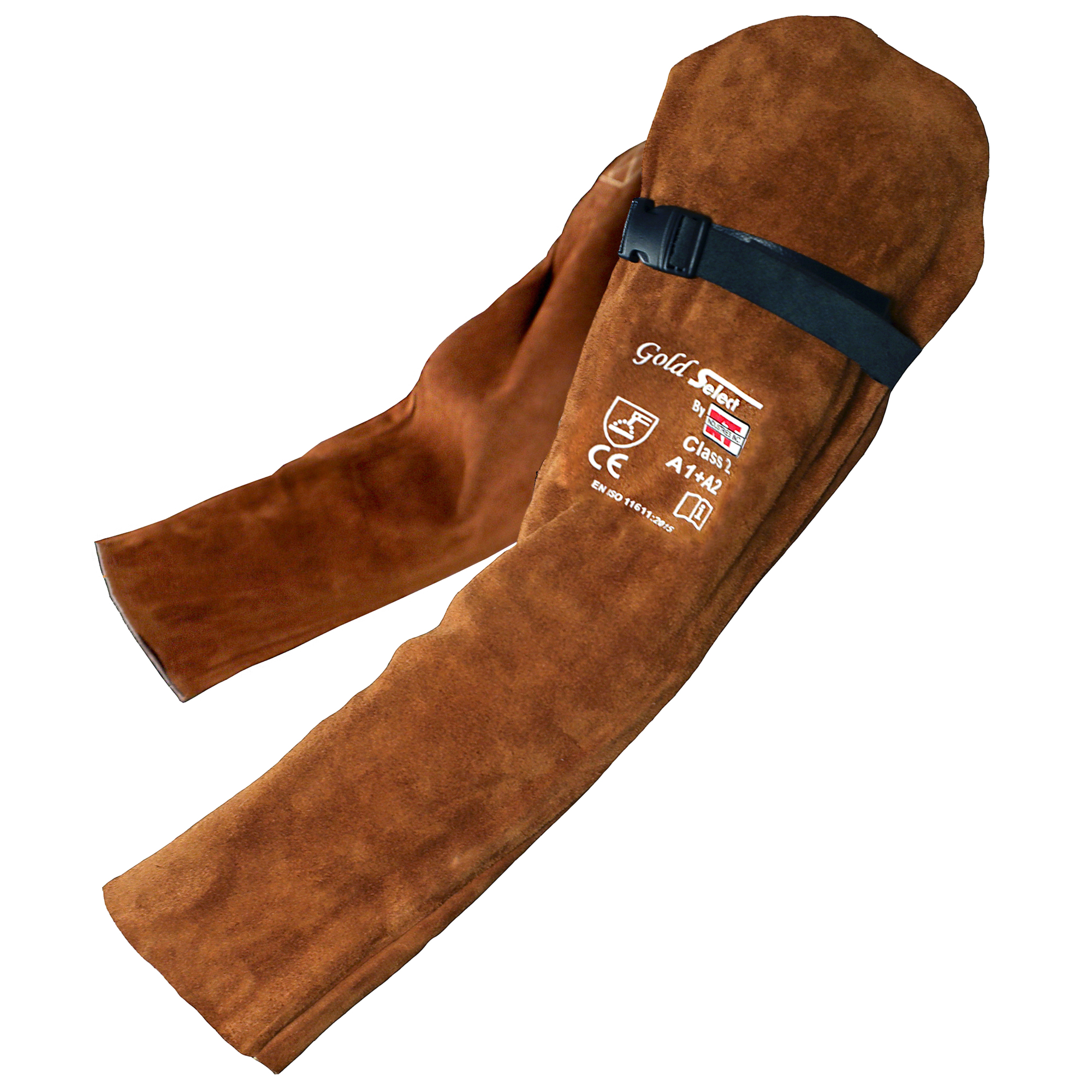 K-T Industries Leather Welders Sleeve — 23in., Kevlar Stitched, Model# 4-5105