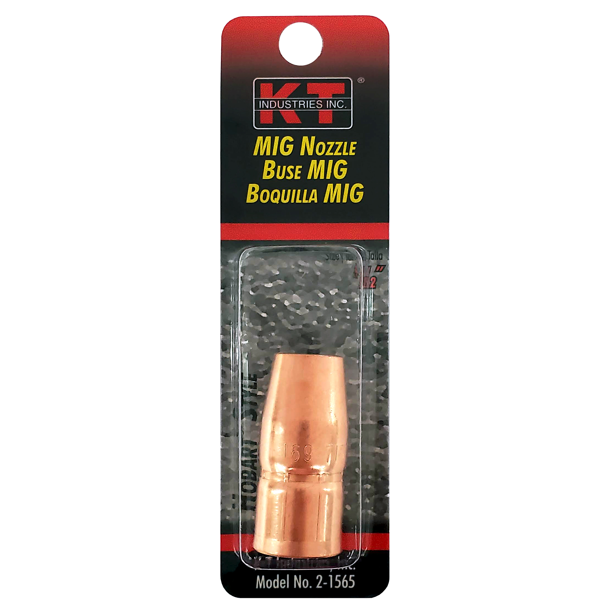 K-T Industries Hobart Style MIG Nozzle — 1/2in., Model# 2-1565