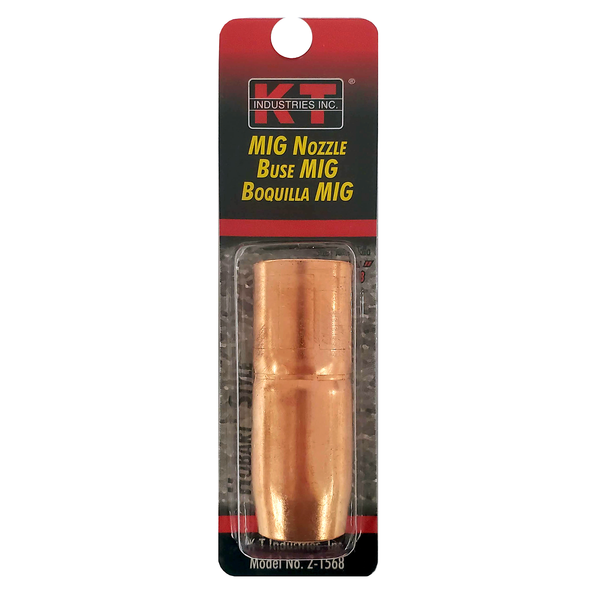 K-T Industries Hobart Style MIG Nozzle — 5/8in., Model# 2-1568