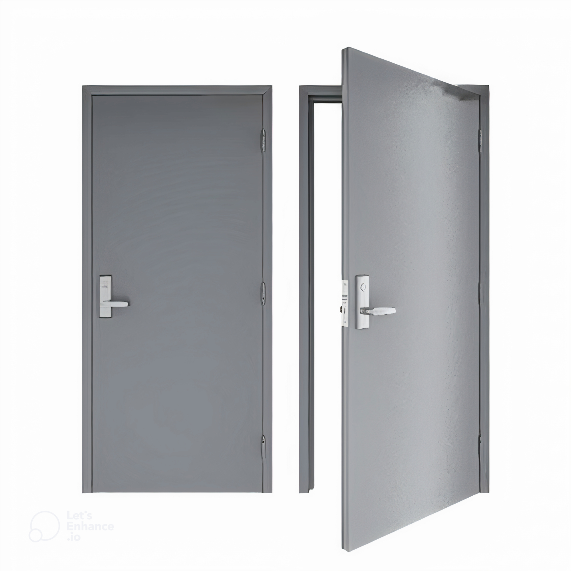 Imperial, Steelcraft Series 36 in. x 80 in. Left-Handed Stainless Steel ...