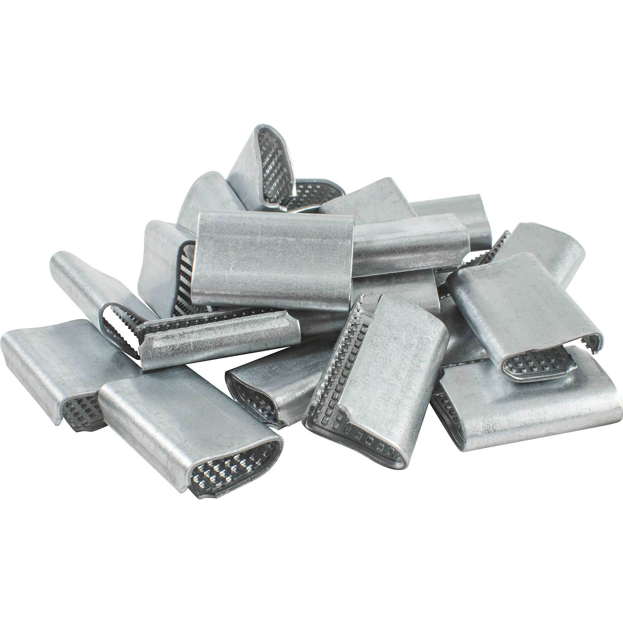 Encore Packaging Poly Seal Snap-On Serrated Seals — 5/8in., 1000 Pcs, Model# P58SS3-1000