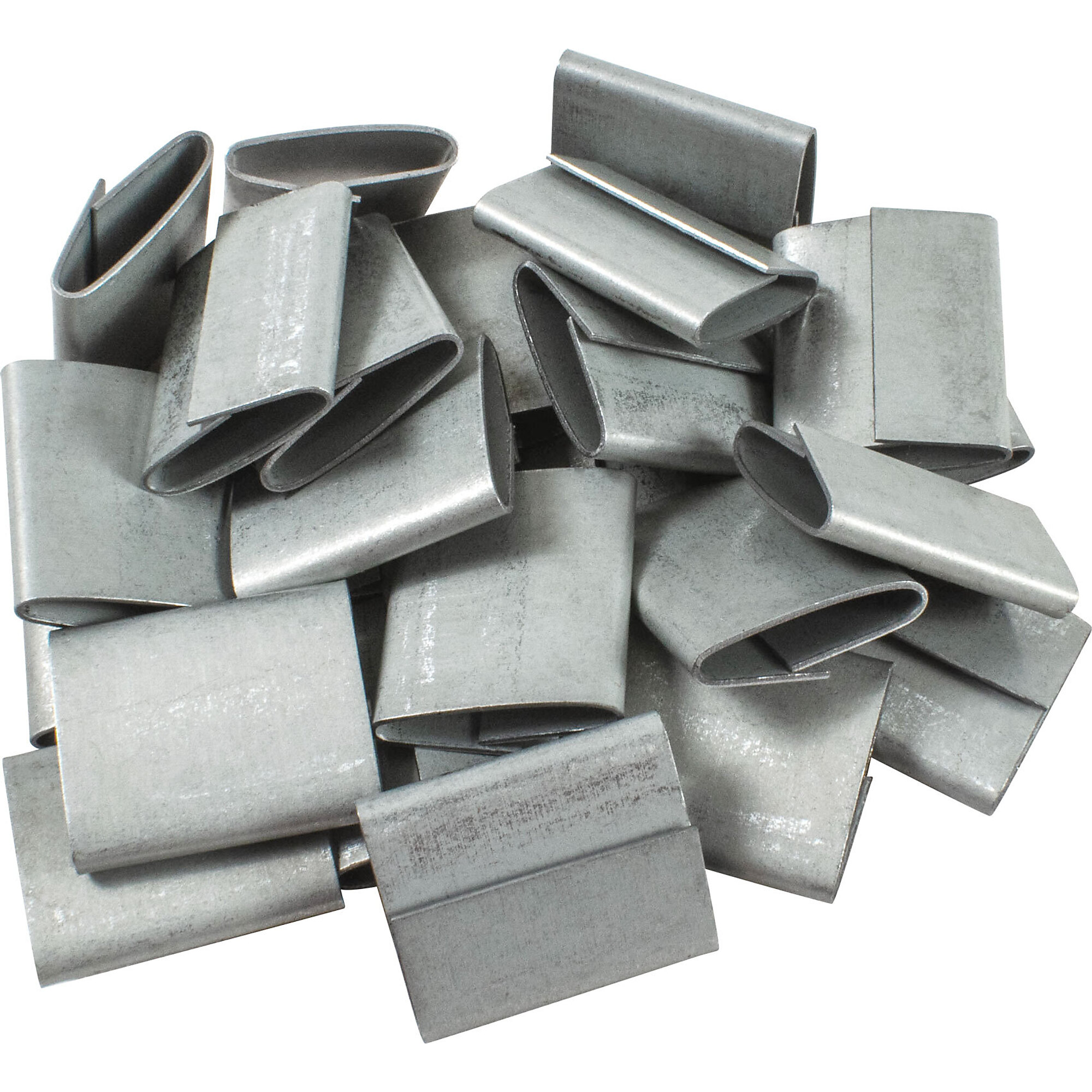 Encore Packaging Steel Seal — 3/4in. Push-On and Close, 2500 Pcs, Model# S34PO2-2500